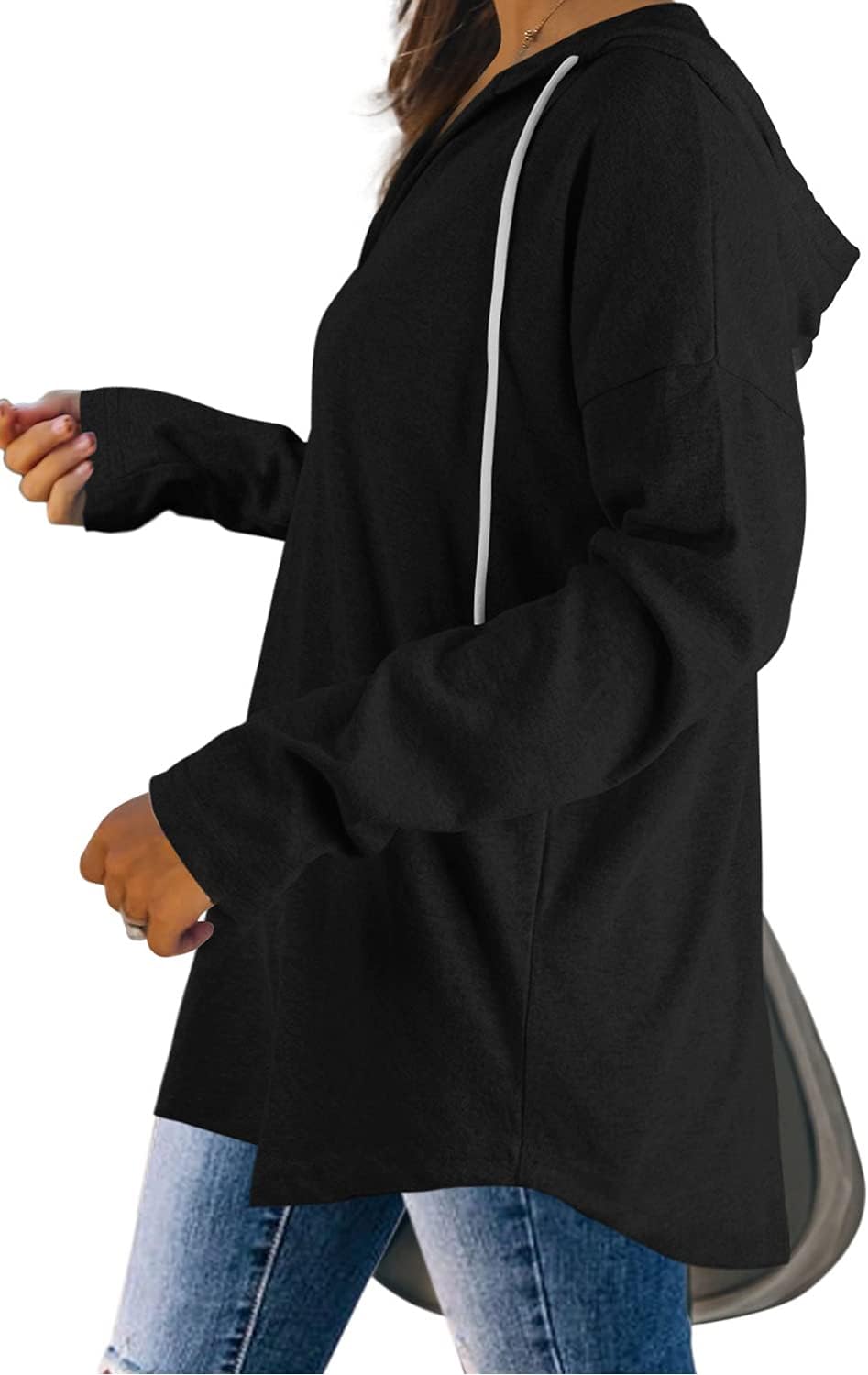 Womens Fashion Tops Hoodies for Women Pullover Oversized Sweatshirts Long SLeeve Shirts Fit