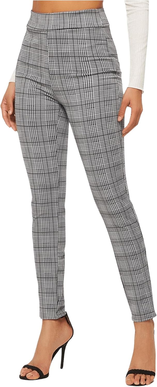 Women's Casual Dress Pants High Waisted Skinny Work Office Leggings