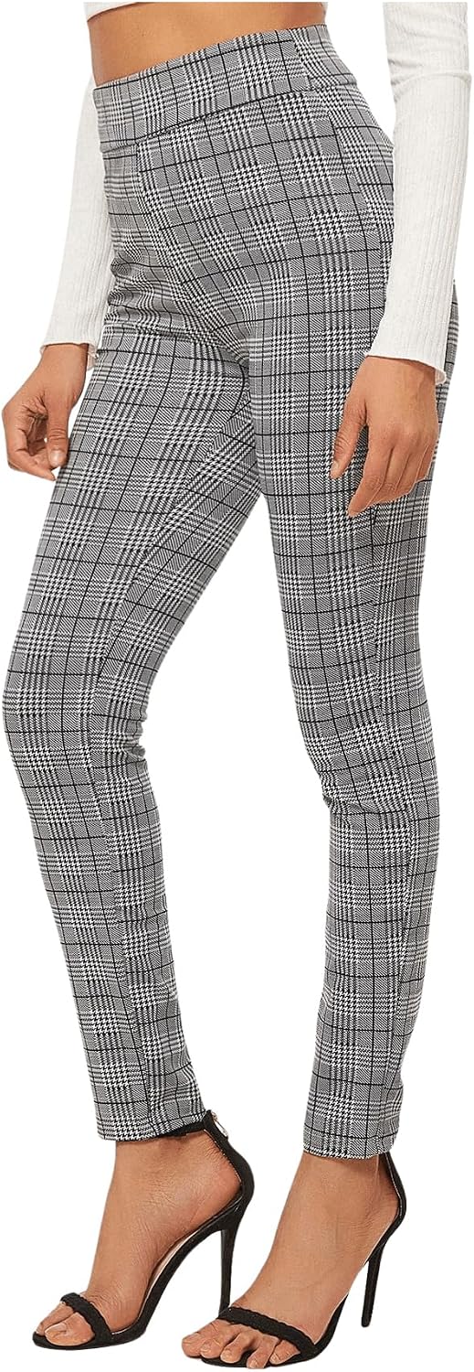 Women's Casual Dress Pants High Waisted Skinny Work Office Leggings