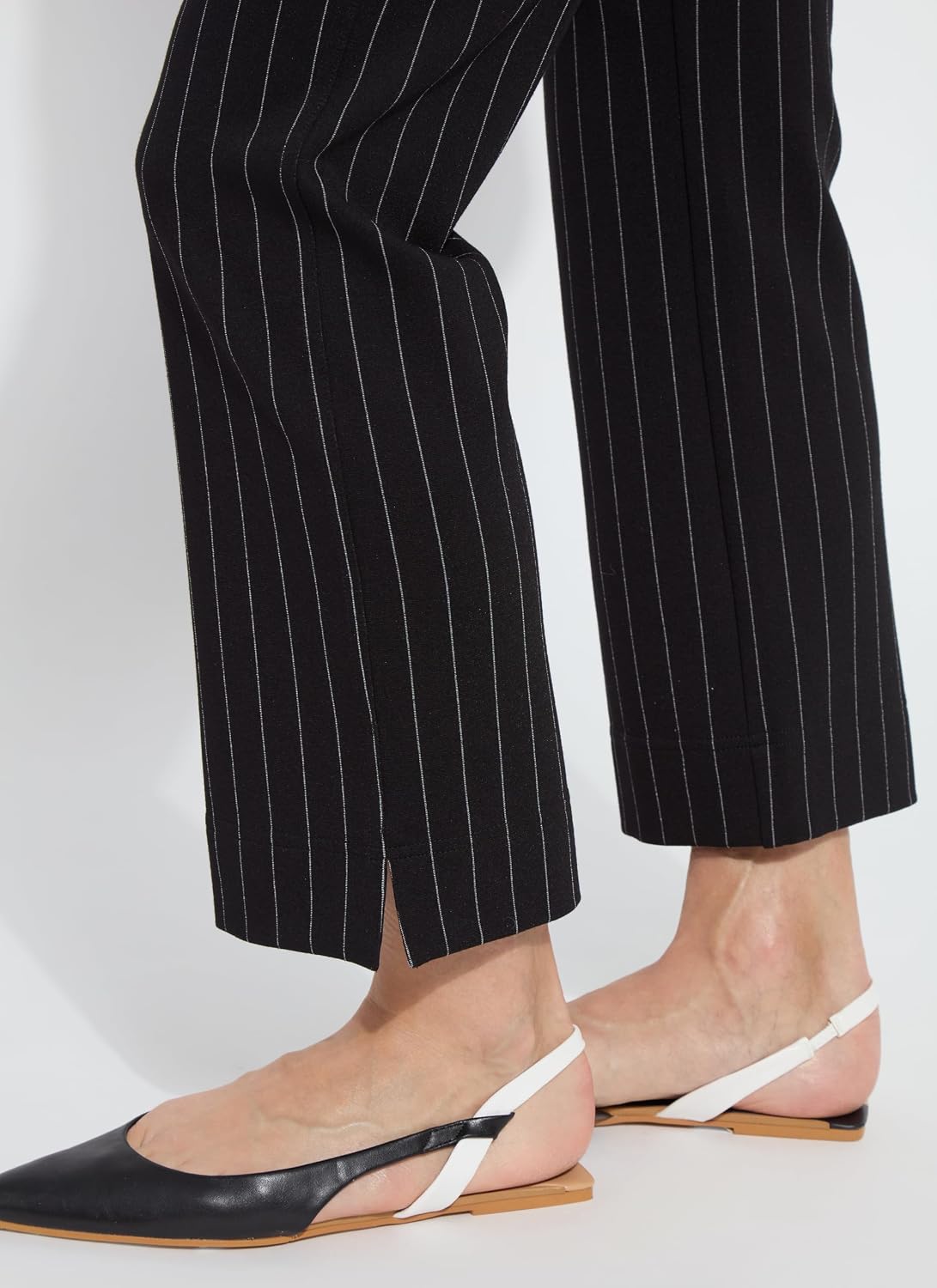Baby Boot Ankle Pants for Women Cropped Dress Style Work Business Casual