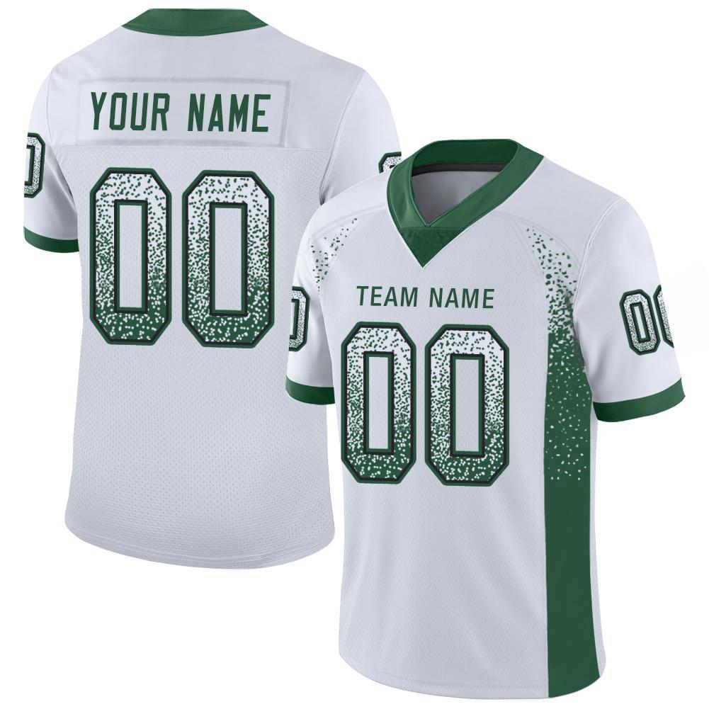 Benutzerdefiniertes Gotham Grün-Schwarzes Drift Fashion Mesh Authentisches Fußballtrikot