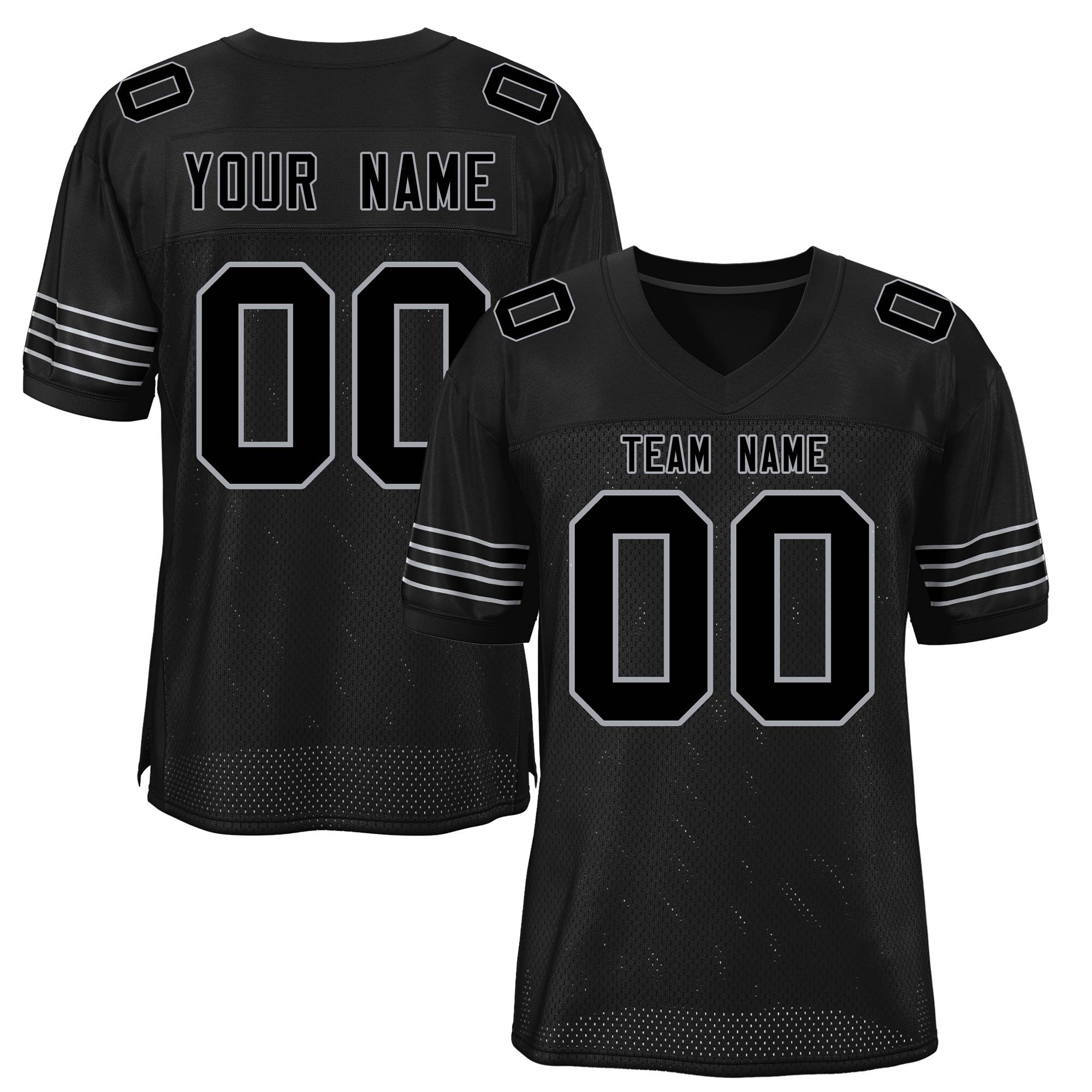 Maßgeschneidertes authentisches Mesh-Fußballtrikot im klassischen Stil