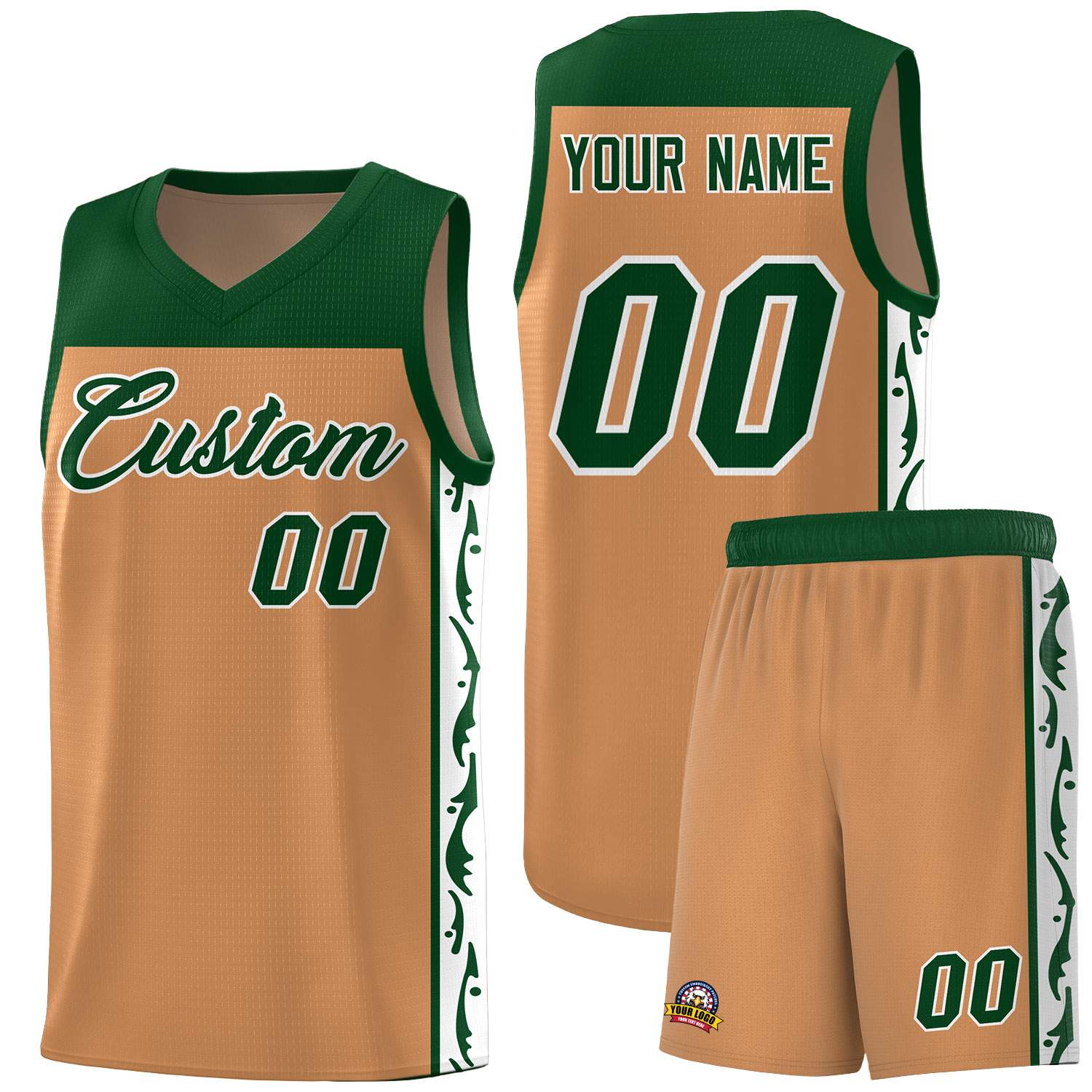Benutzerdefiniertes Sportuniform-Basketballtrikot mit Seitenmuster