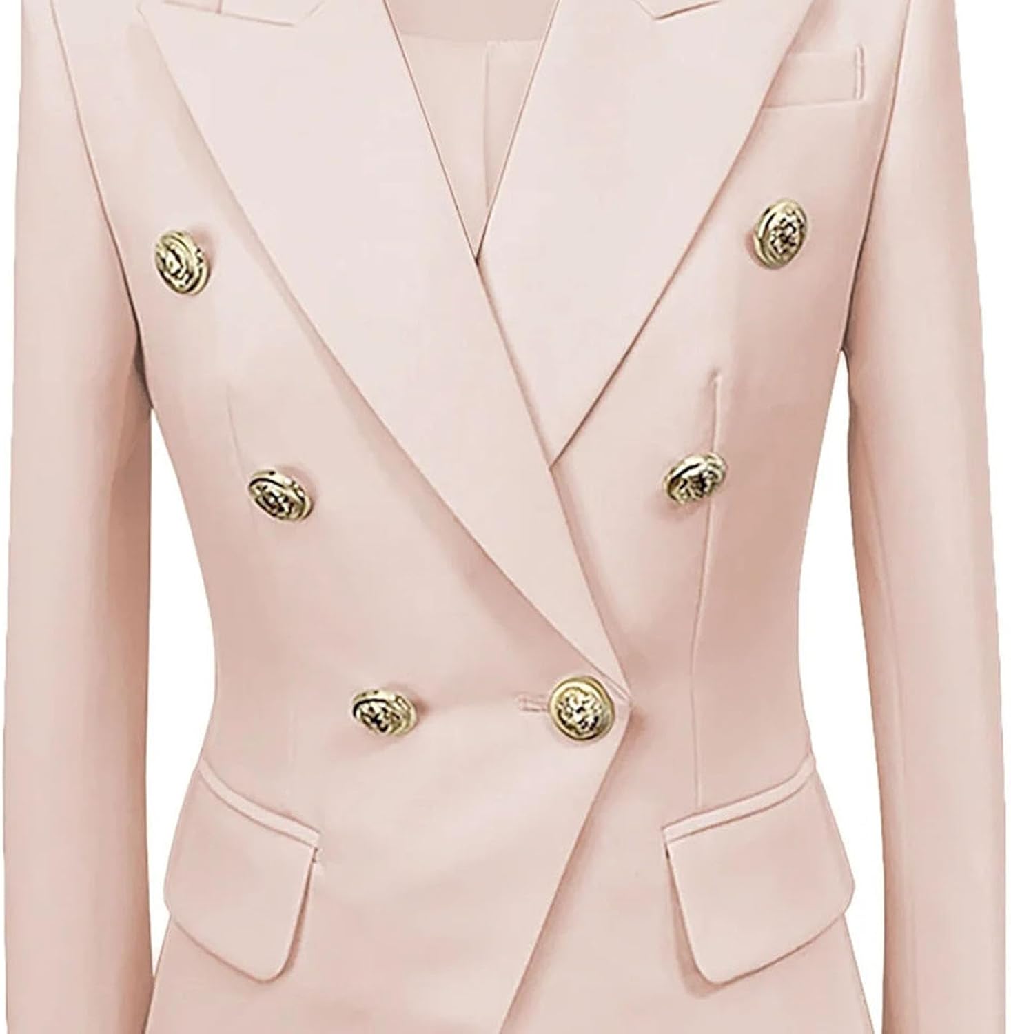 Women's Open Front Stretch Blazer White
