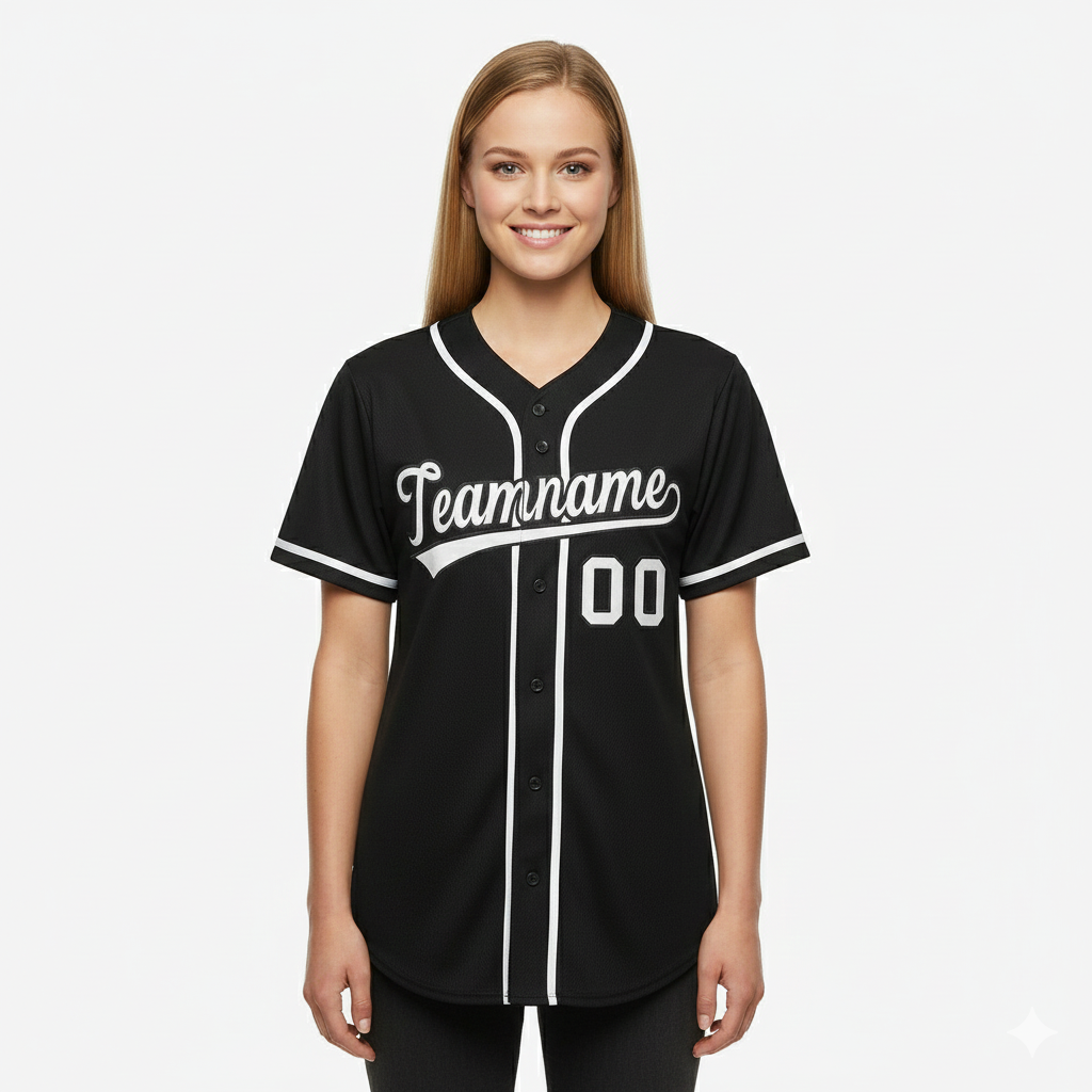 Benutzerdefiniertes, authentisches Baseball-Trikot im klassischen Stil für Damen Benutzerdefiniertes, authentisches Baseball-Trikot im klassischen Stil für Damen