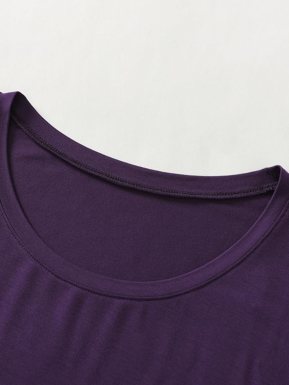 Women's 2 Pack Sleep Tank Tops Crew Neck Sleeveless