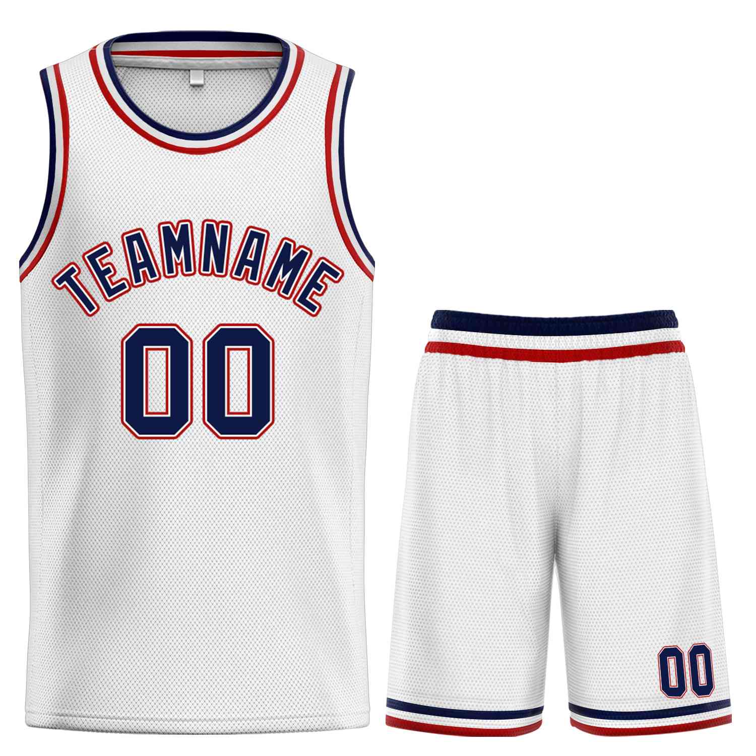 Custom Classic Sets gebogenes Basketballtrikot