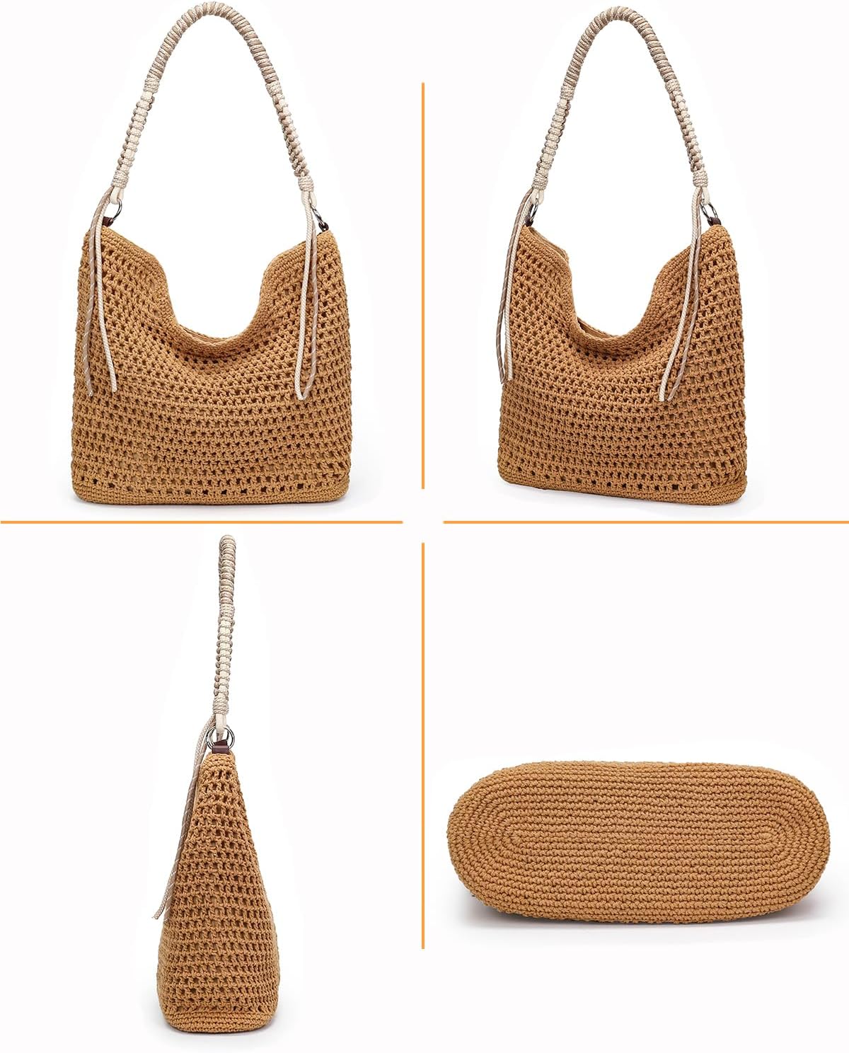 Women's PU Leather Tote Bag Tan