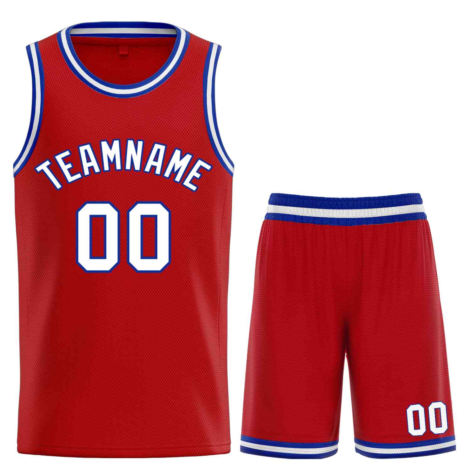 Custom Classic Sets gebogenes Basketballtrikot