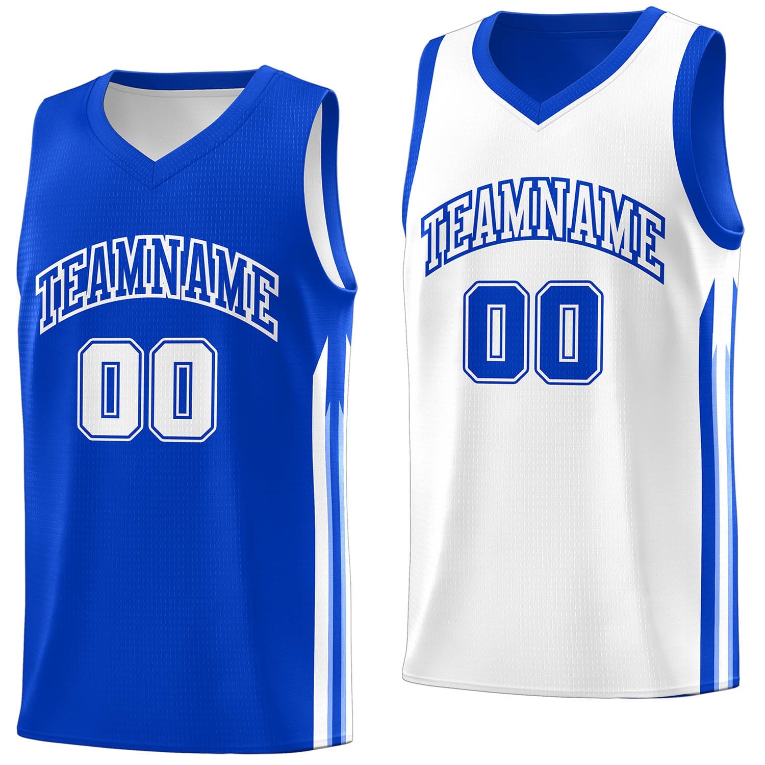 Benutzerdefiniertes Sport-Basketballtrikot mit doppelseitigen Oberteilen
