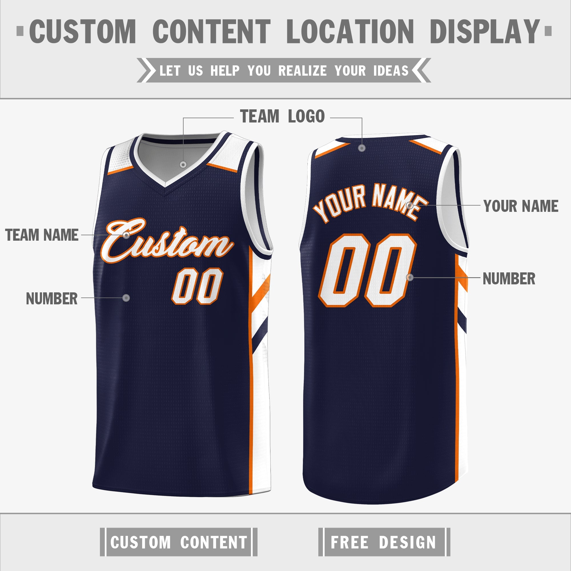 Benutzerdefiniertes Sport-Basketballtrikot mit doppelseitigen Oberteilen