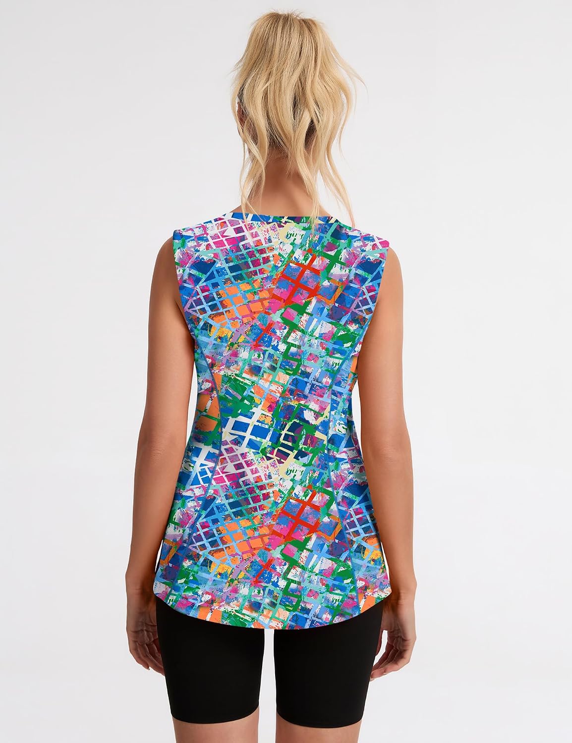 Women's UPF 50+ Workout Tank Quick Dry Sleeveless Running