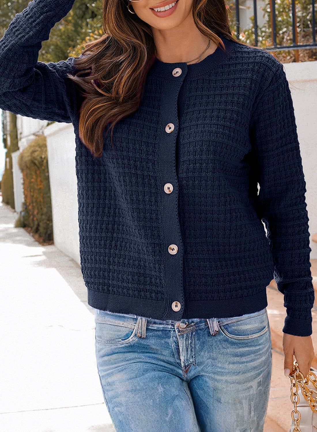 Winter Cardigan Sweaters for Women Long Sleeve Open Front Button Down Jacket Winter Cardigan Sweaters for Women Long Sleeve Open Front Button Down Jacket