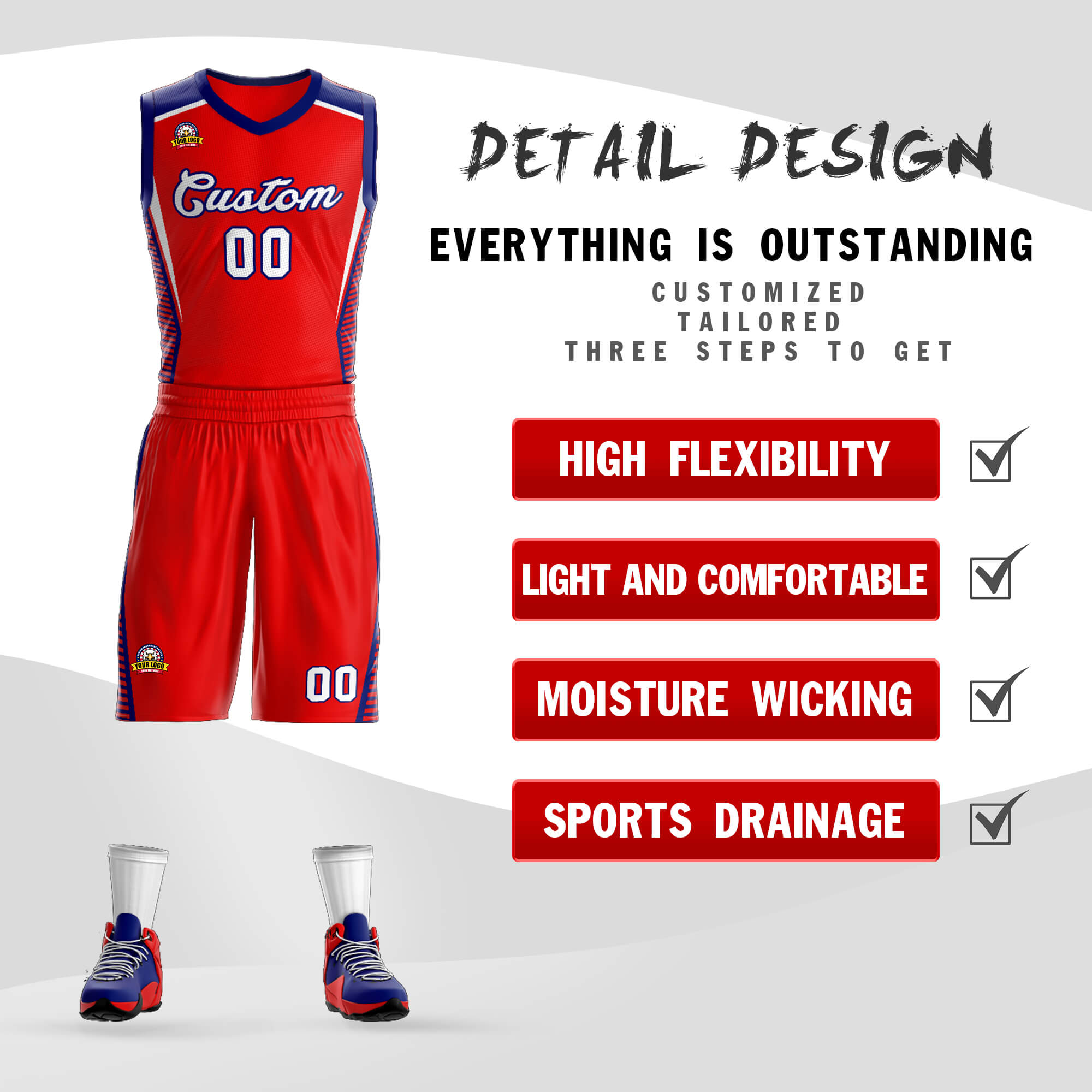 Custom Classic Sets Mesh-Basketballtrikot Custom Classic Sets Mesh-Basketballtrikot