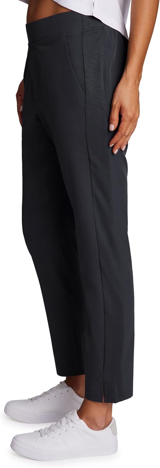 Women's Stretch Ankle Pants Straight Leg Charcoal