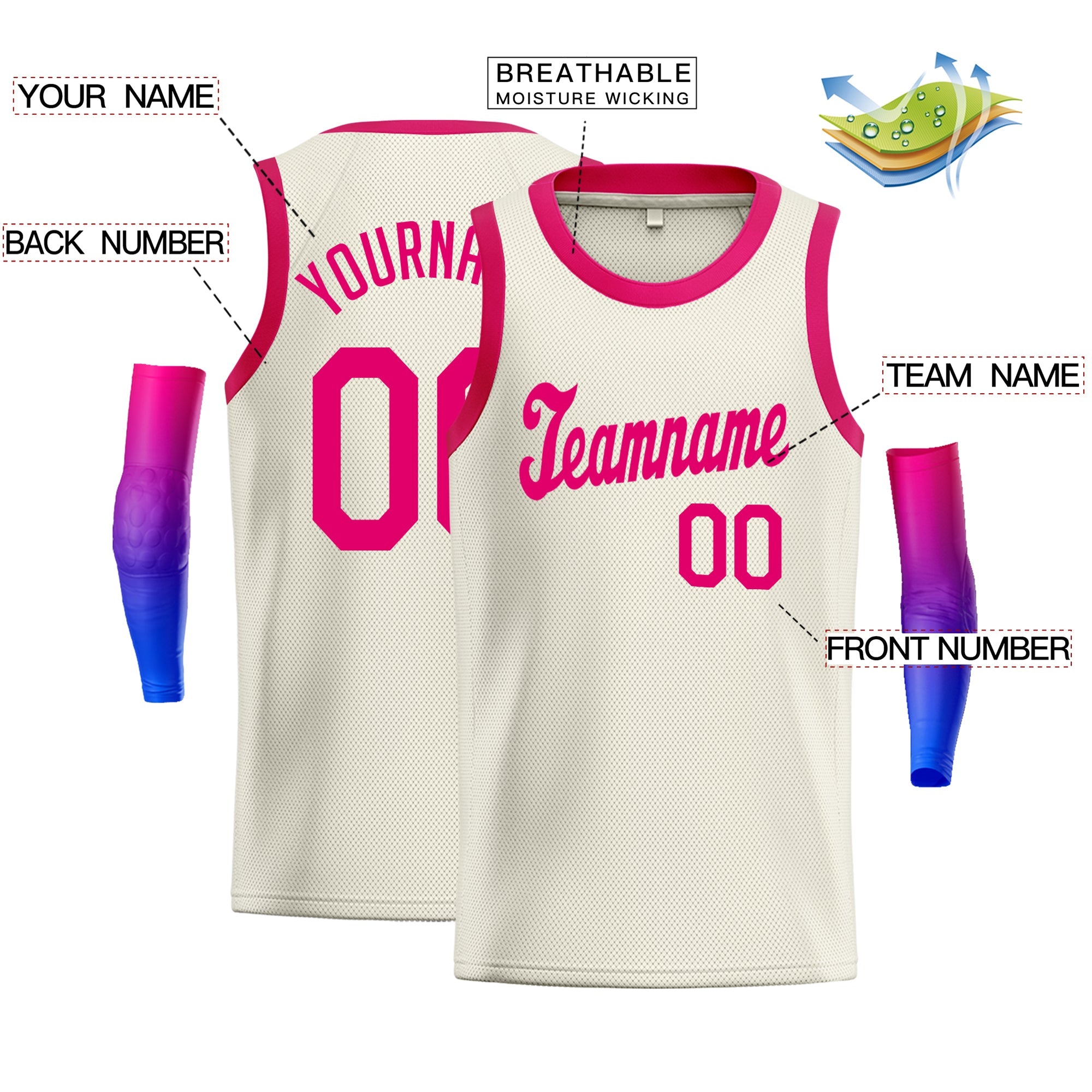 Custom Classic Tops Athletic Casual Basketball-Trikot