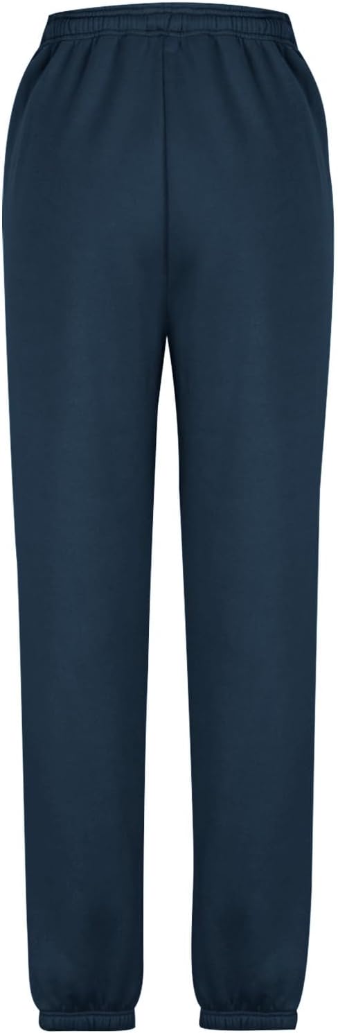 Plain Sweatpants for Women Spring Casual Trousers Elastic Drawstring High Waisted Baggy Lounge Pants with Pockets