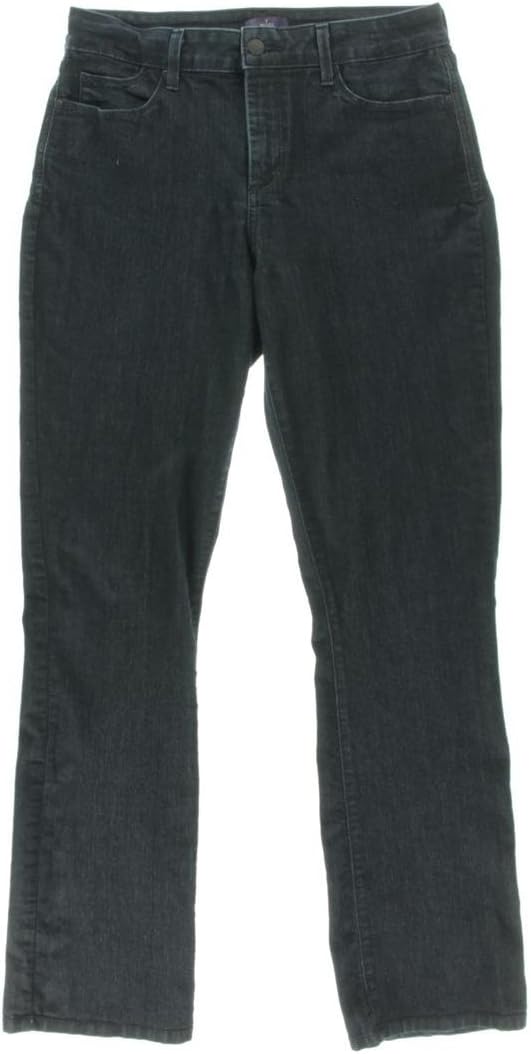 Women's Mid Rise Bootcut Jeans Dark Wash Slimming