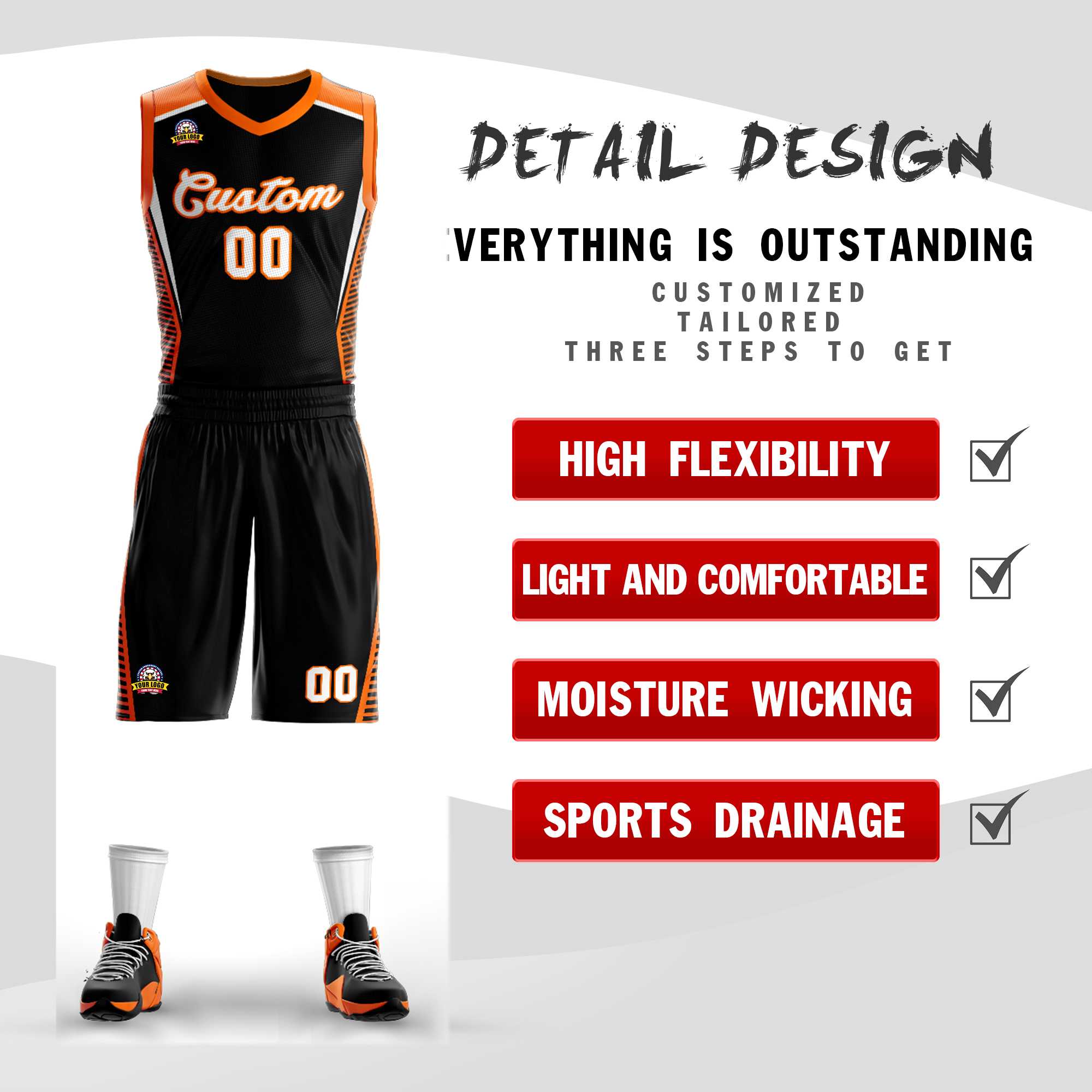 Custom Classic Sets Mesh-Basketballtrikot Custom Classic Sets Mesh-Basketballtrikot