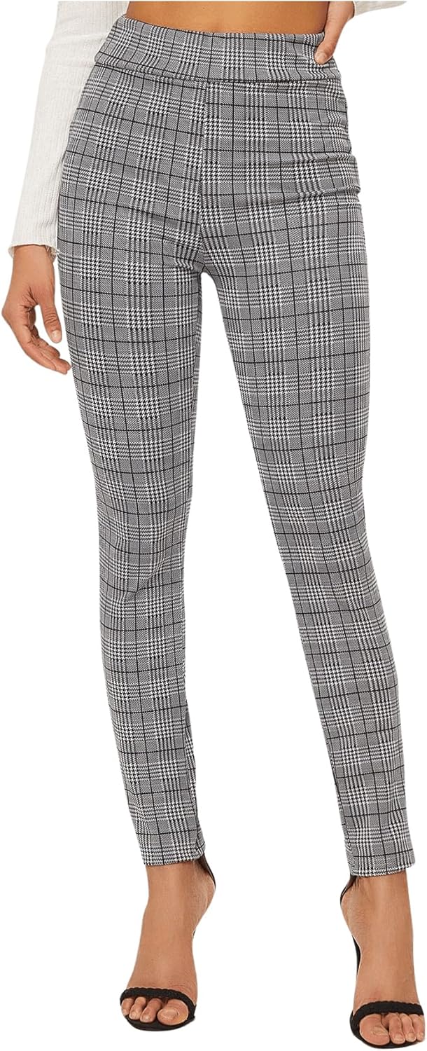 Women's Casual Dress Pants High Waisted Skinny Work Office Leggings