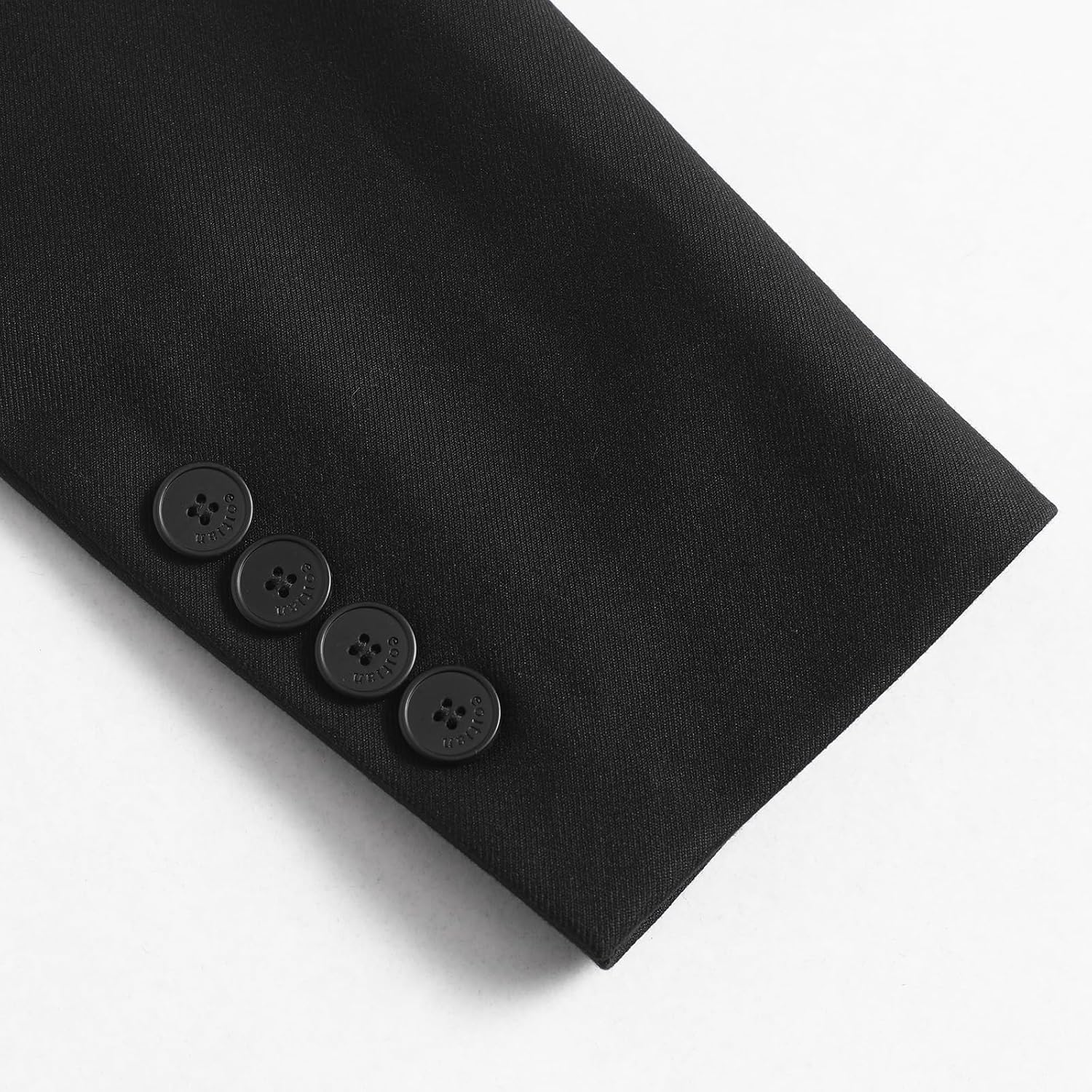 Women's Colorblock Double Breasted Oversized Blazer Black Women's Colorblock Double Breasted Oversized Blazer Black