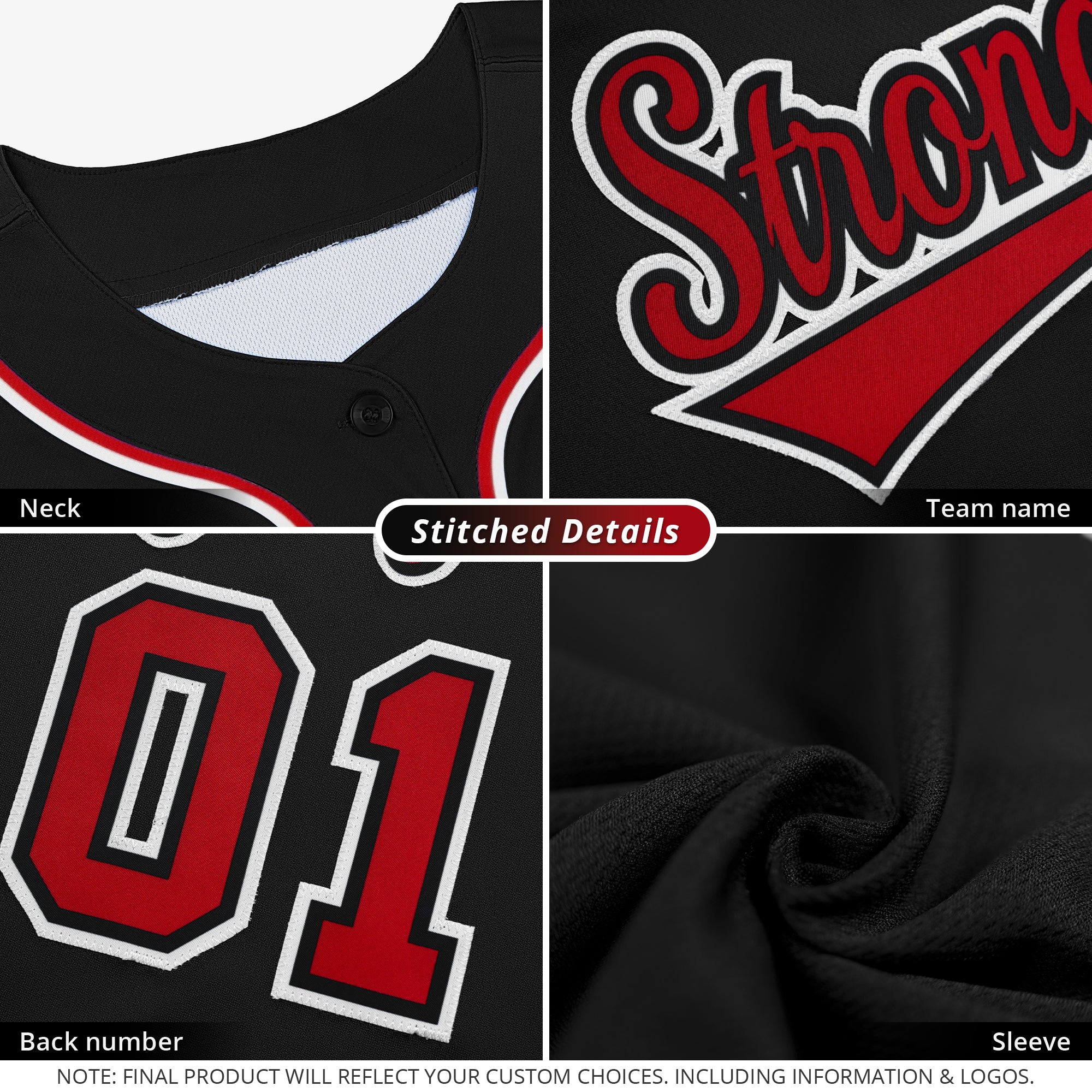 Benutzerdefiniertes, authentisches Baseball-Trikot im klassischen Stil