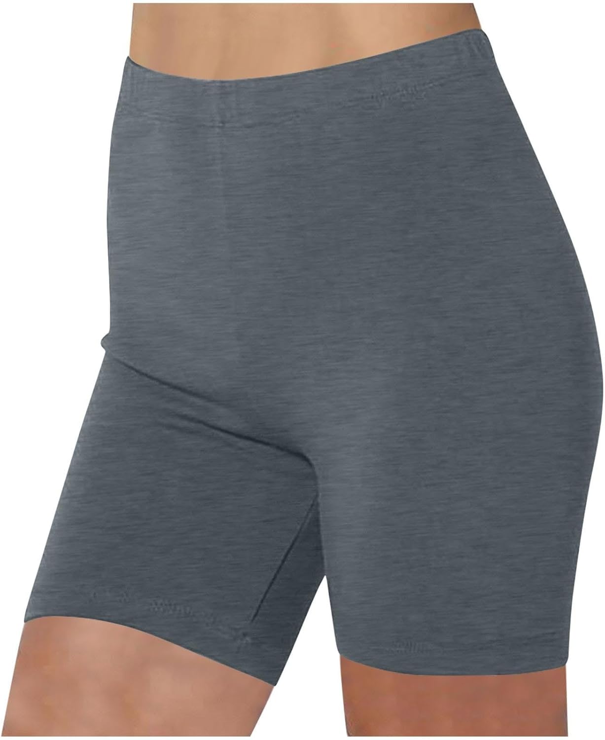Women's Cotton Active Slip Shorts Stretch Yoga Soft Boy Short Pants Quick Dry Running Gym Ladies Leggings