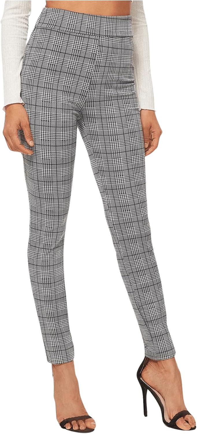 Women's Casual Dress Pants High Waisted Skinny Work Office Leggings