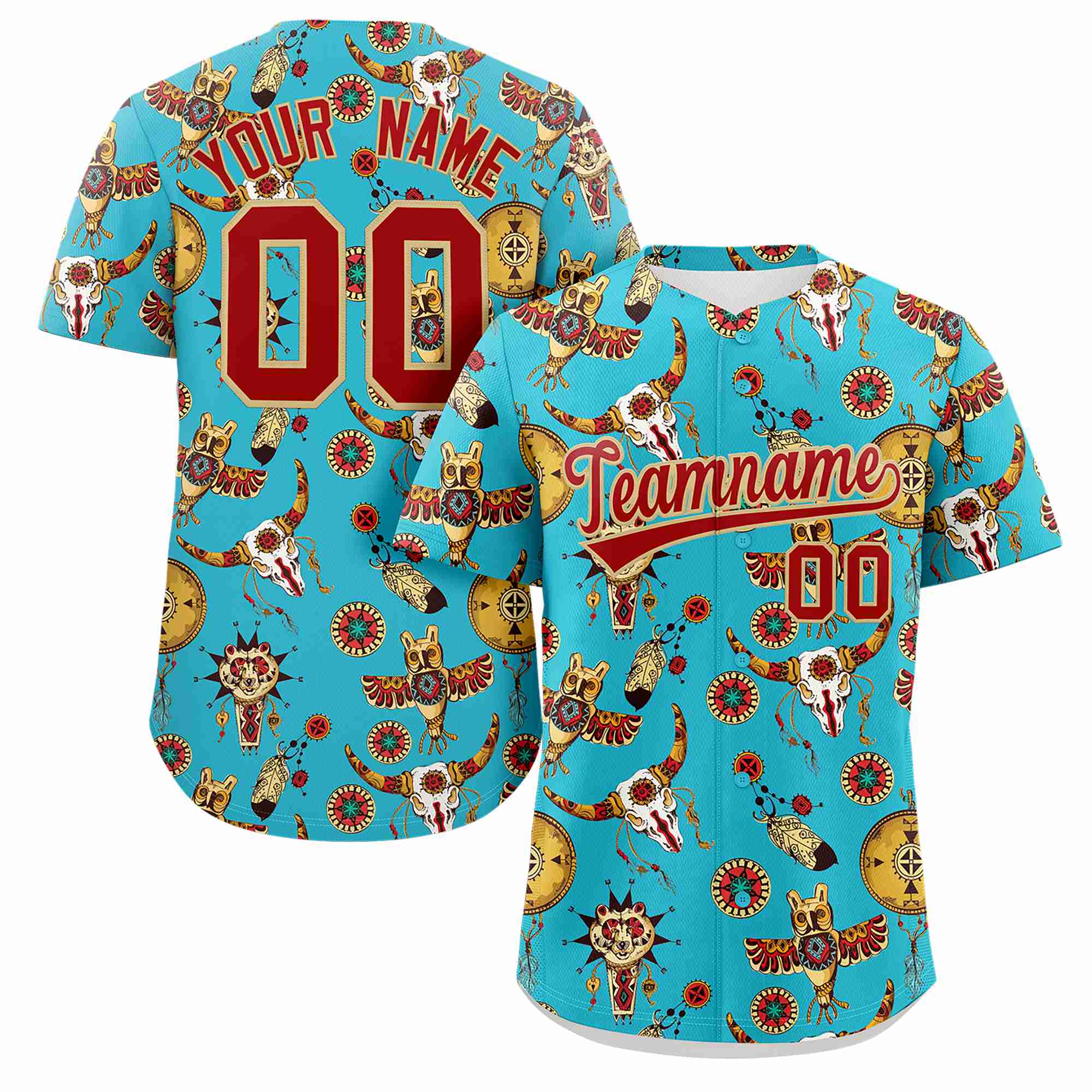 Benutzerdefiniertes 3D-Graffiti-Muster, personalisiertes Design, authentisches Baseball-Trikot