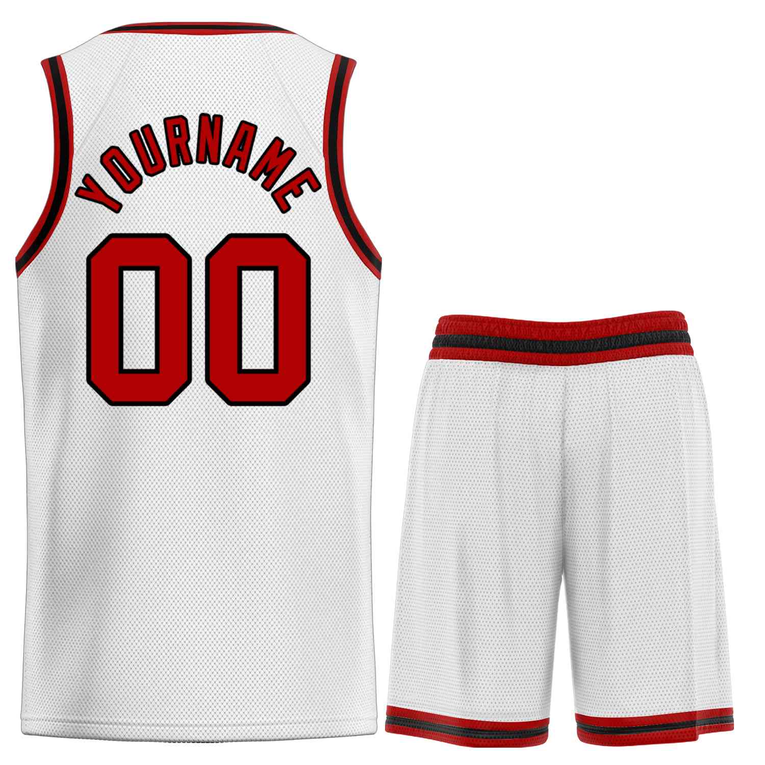 Custom Classic Sets gebogenes Basketballtrikot