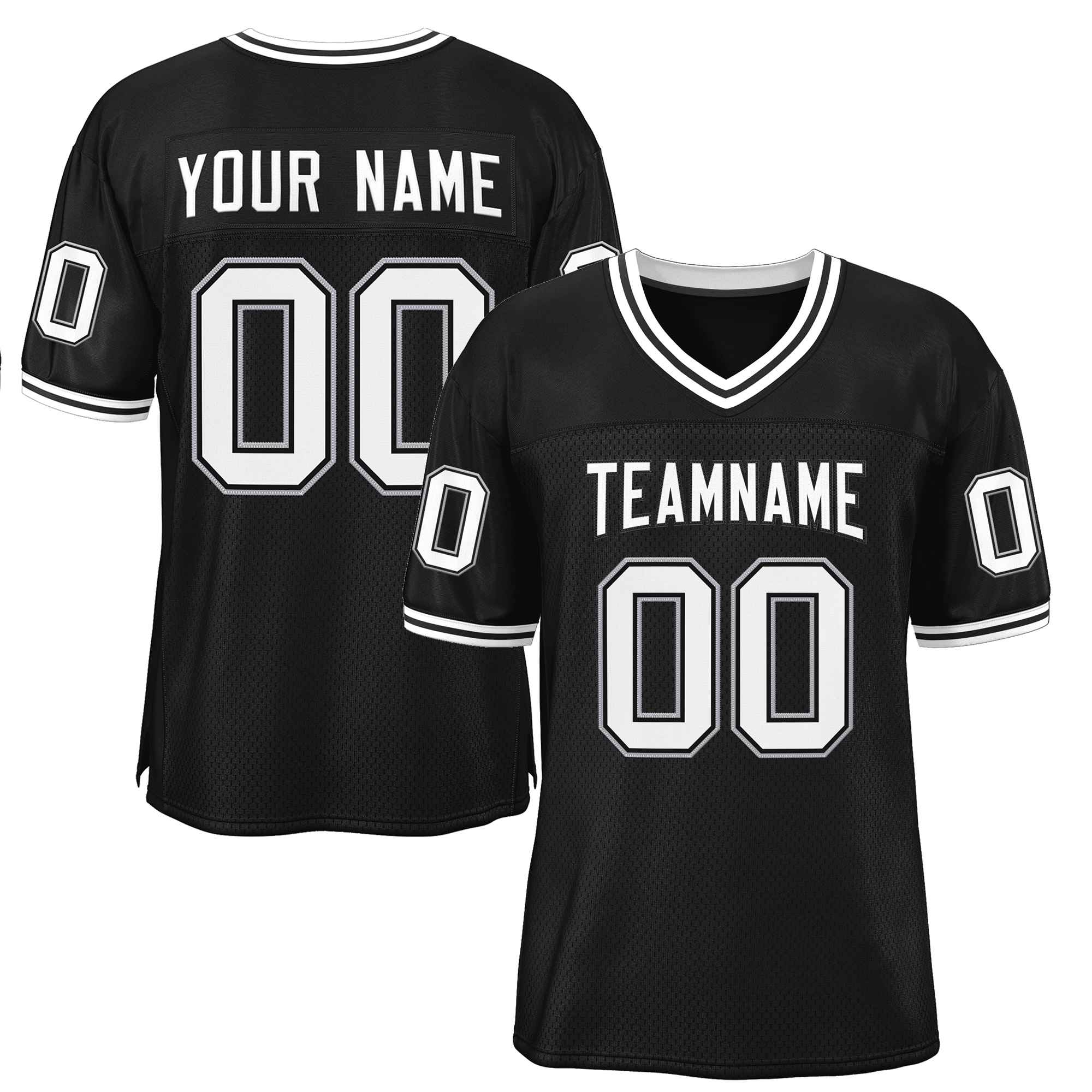 Maßgeschneidertes authentisches Fußballtrikot im klassischen Stil
