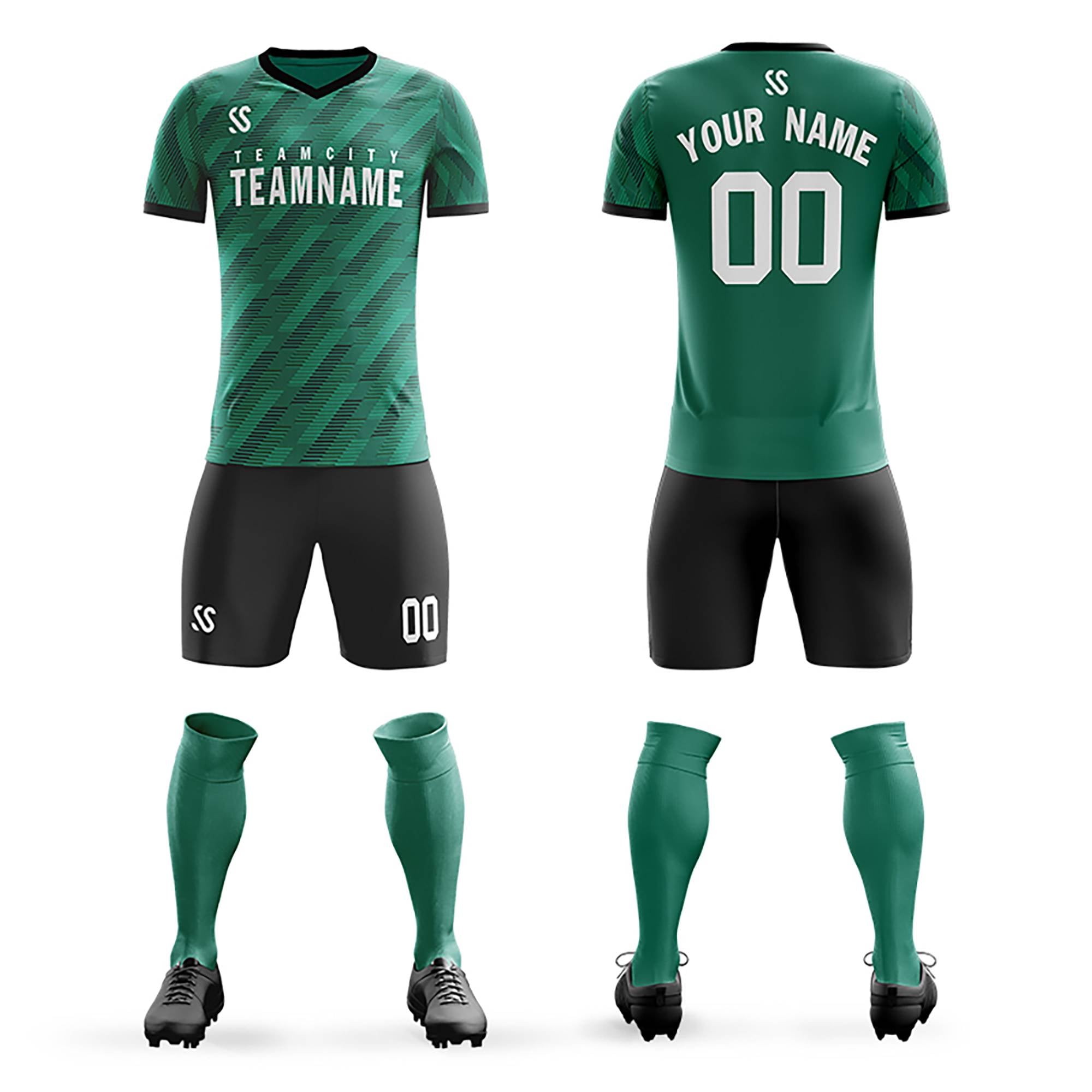 Benutzerdefinierter Druck Outdoor-Trainingsanzug Fußball-Sets Jersey Benutzerdefinierter Druck Outdoor-Trainingsanzug Fußball-Sets Jersey