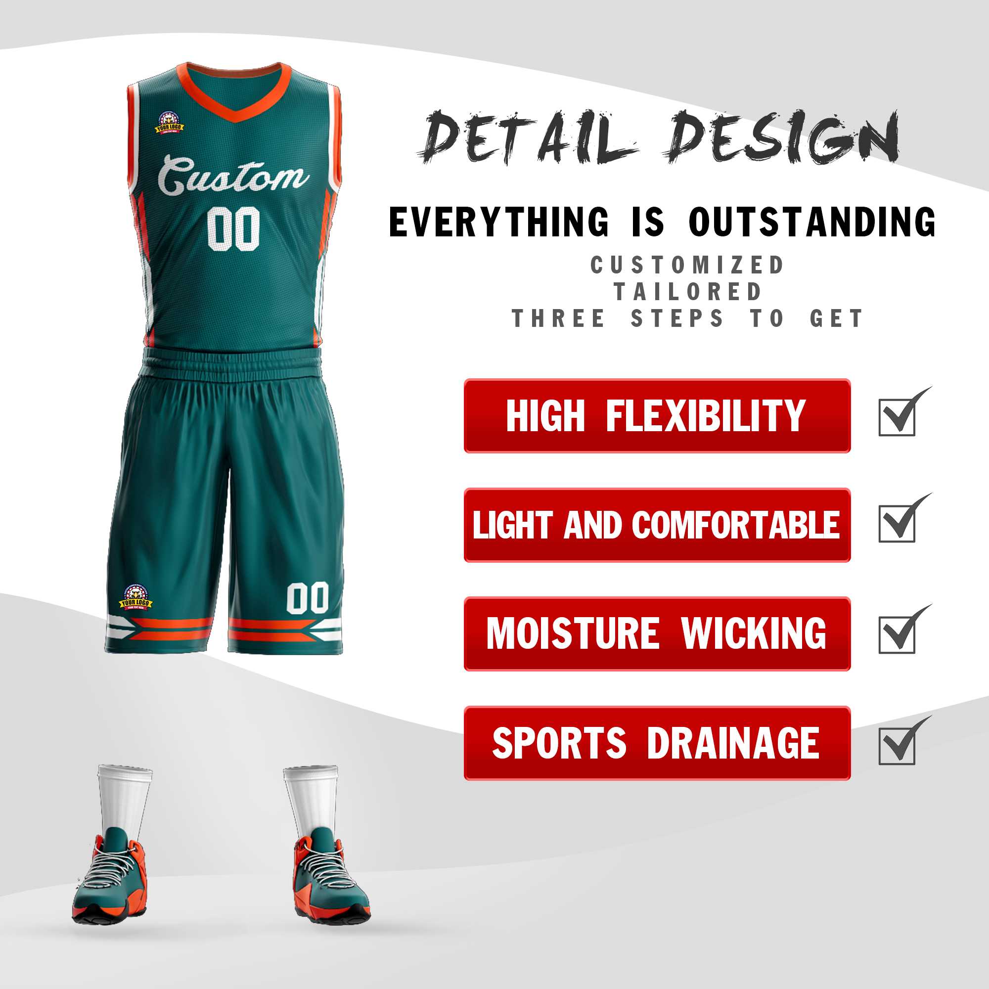 Custom Classic Sets Mesh-Basketballtrikot Custom Classic Sets Mesh-Basketballtrikot