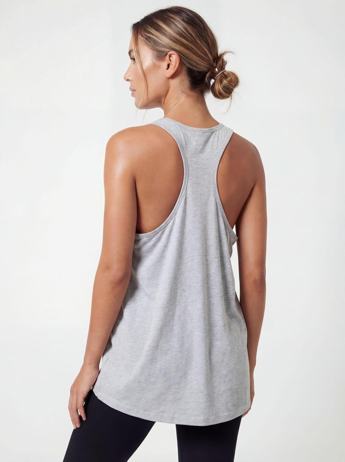 Women's Cotton Stretch Racerback Tank Tops