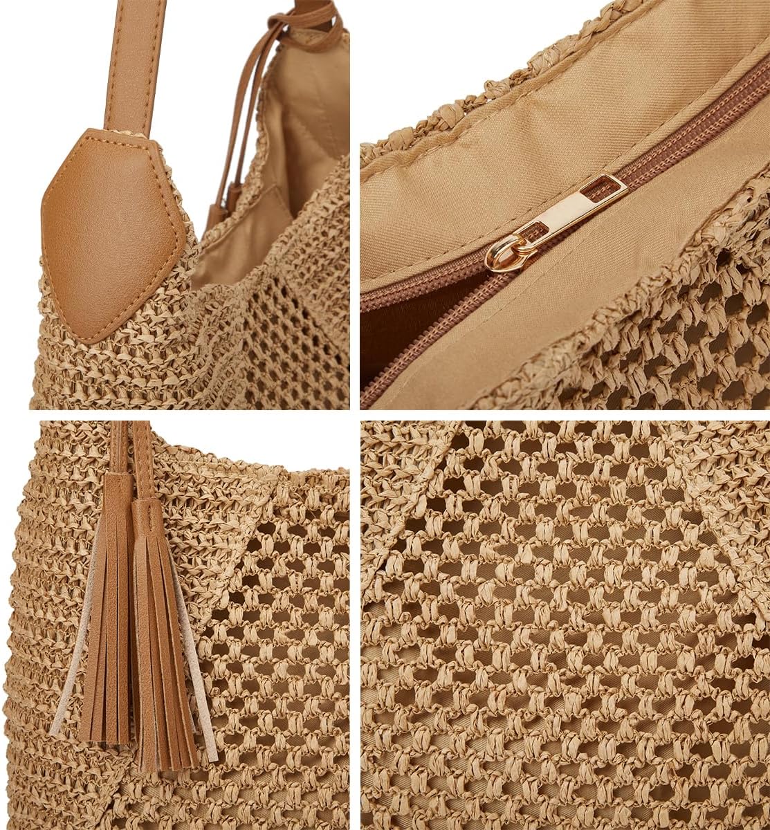 Women's Canvas Tote Bag Beige Everyday
