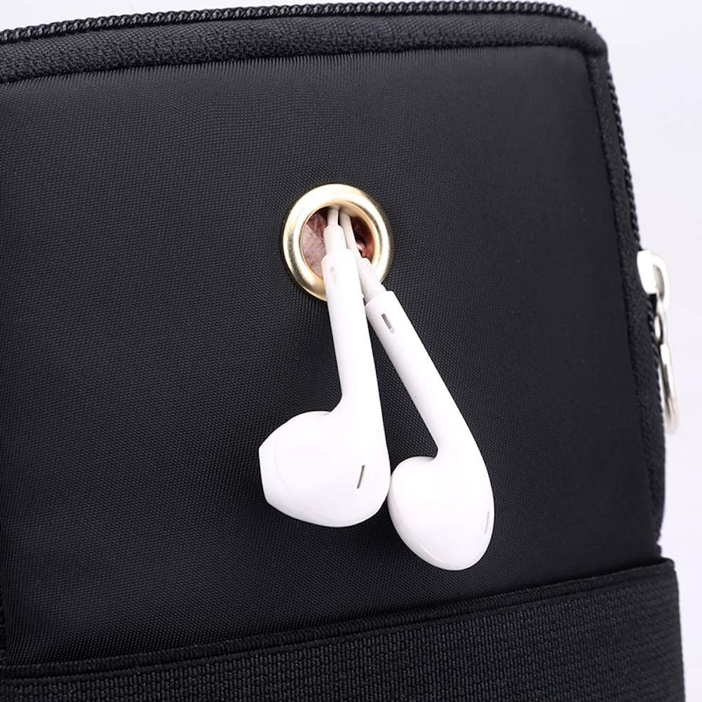 Women's Nylon Crossbody Phone Bag with Heart Zipper Women's Nylon Crossbody Phone Bag with Heart Zipper