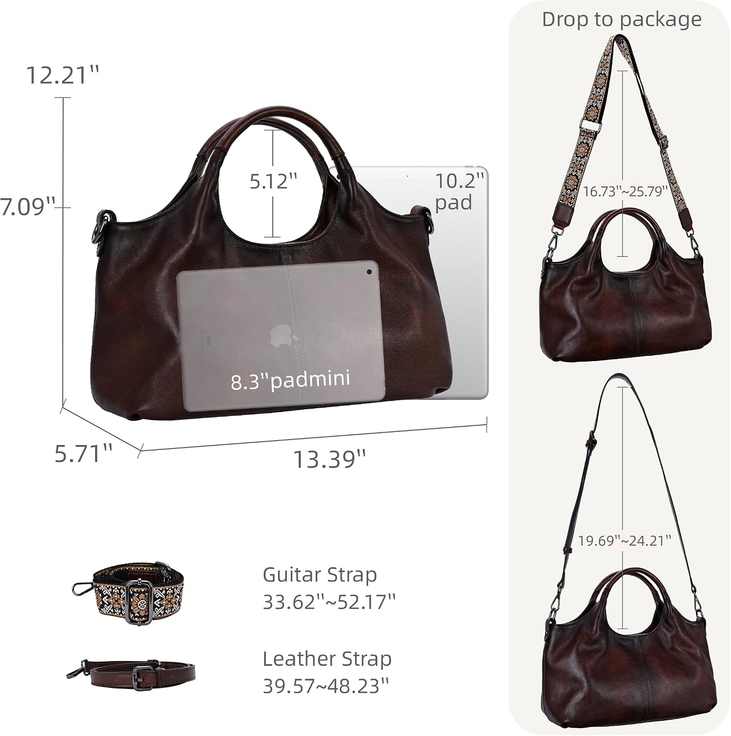 Women's Soft Genuine Leather Cut-Out Handle Hobo Burgundy Women's Soft Genuine Leather Cut-Out Handle Hobo Burgundy