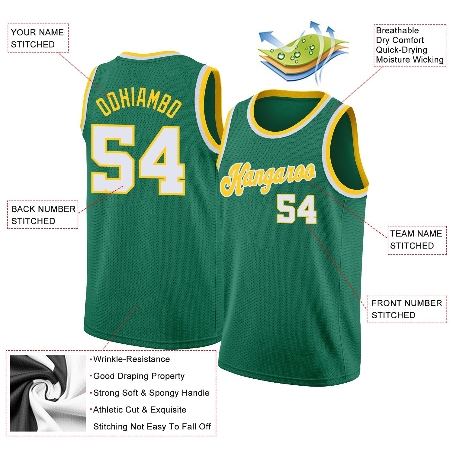Custom Classic Tops Athletic Casual Basketball-Trikot