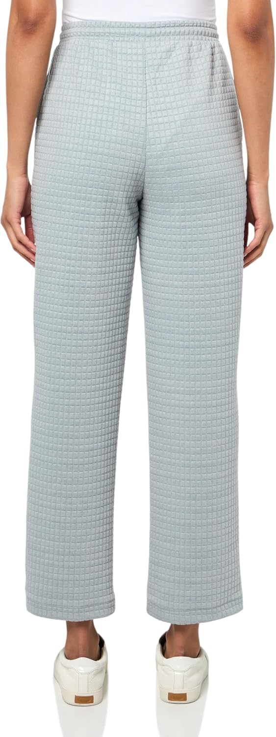 Drawstring Elastic Waist Pull On Lounge Ankle Pant