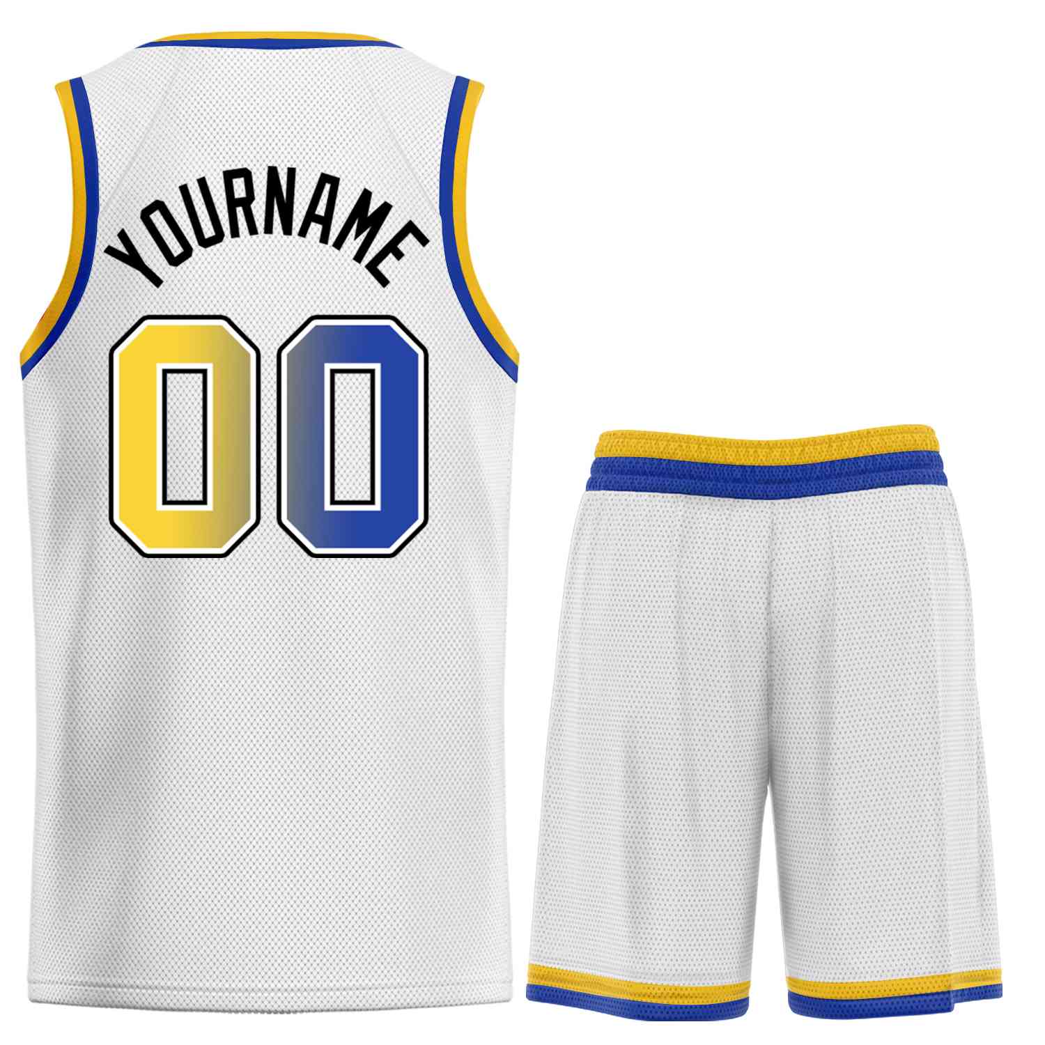 Custom Classic Sets gebogenes Basketballtrikot