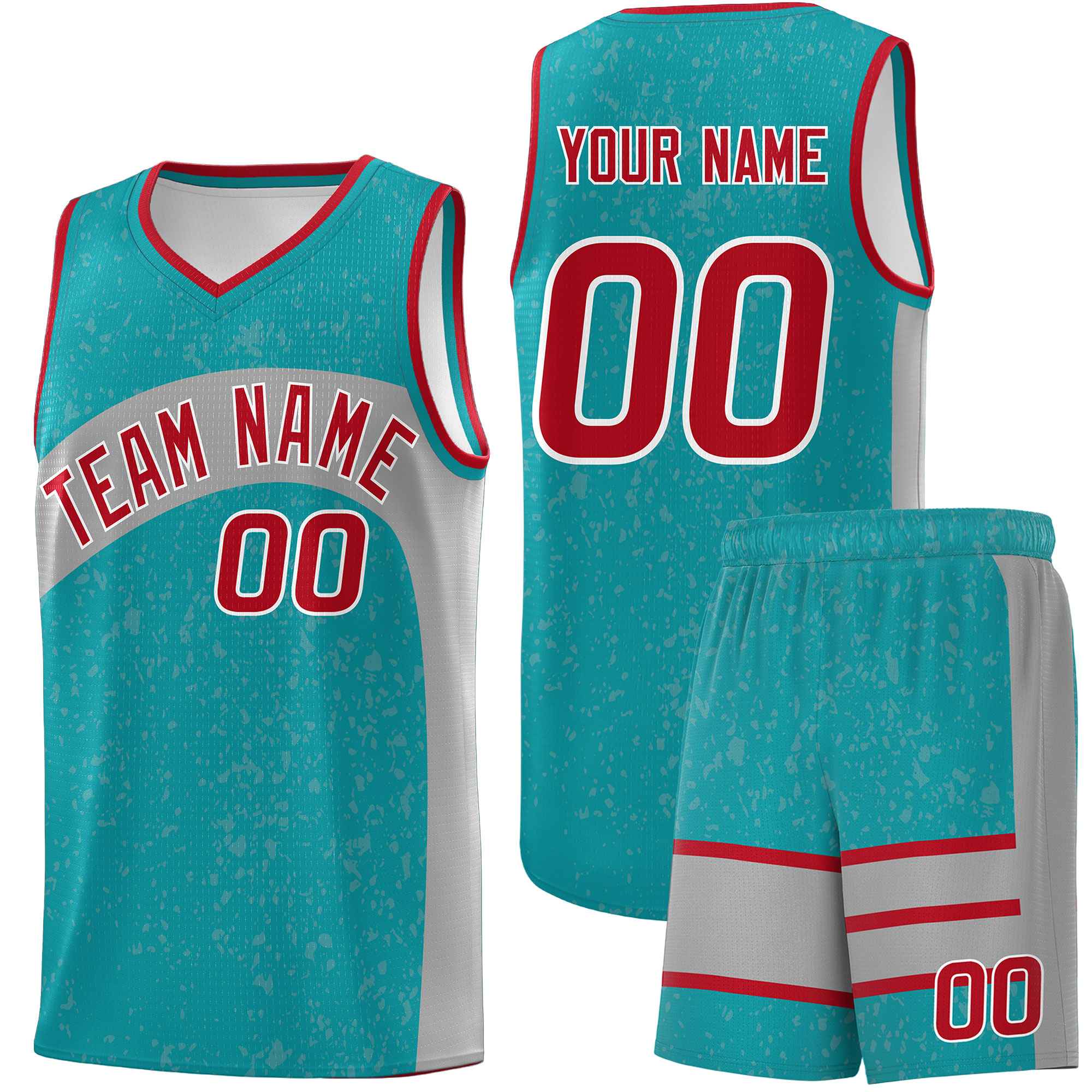 Benutzerdefiniertes Punkt-Graffiti-Muster, unregelmäßige Teamnamen, Sportuniform-Basketballtrikot