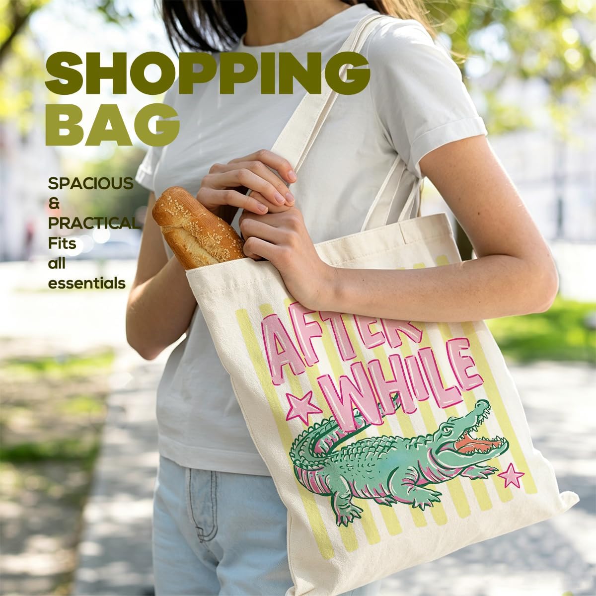 Women's Straw Tote Bag Beige Summer