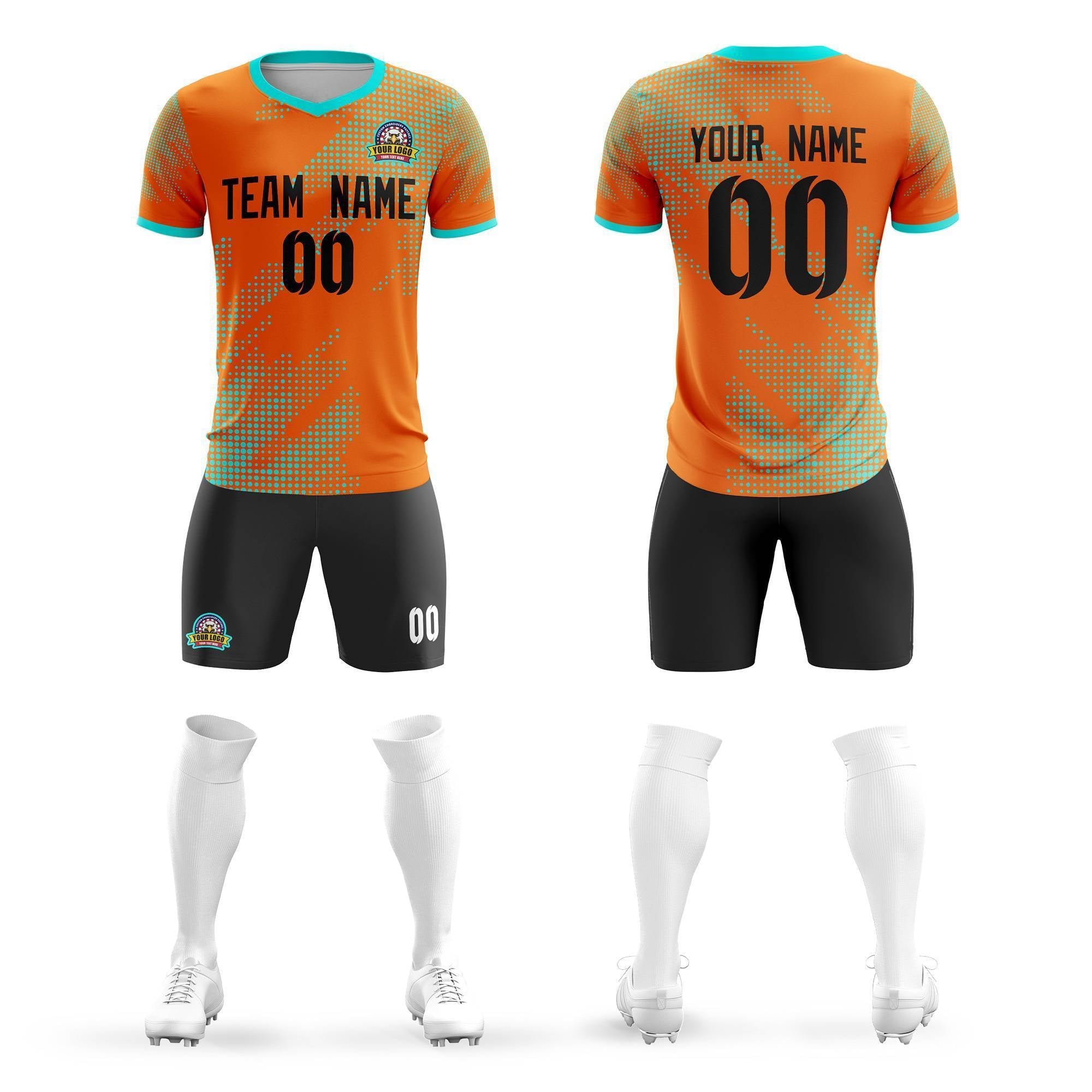 Benutzerdefinierte Freizeit-Sport-Fußball-Sets-Trikot