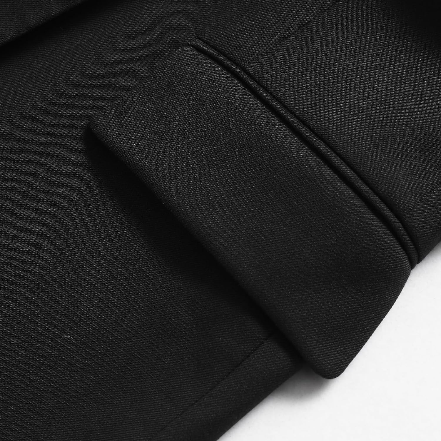Women's Colorblock Double Breasted Oversized Blazer Black Women's Colorblock Double Breasted Oversized Blazer Black