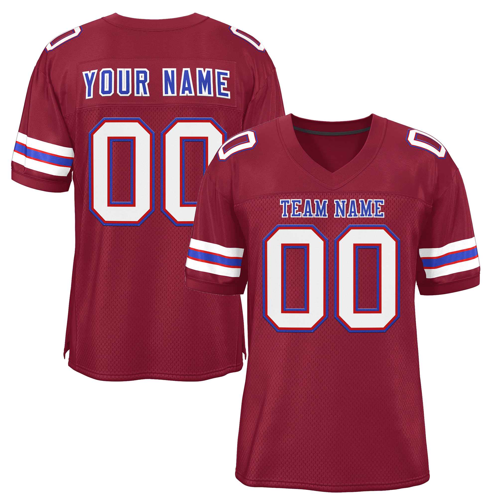 Maßgeschneidertes authentisches Fußballtrikot im klassischen Stil