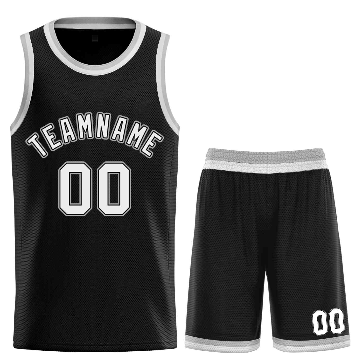 Custom Classic Sets gebogenes Basketballtrikot
