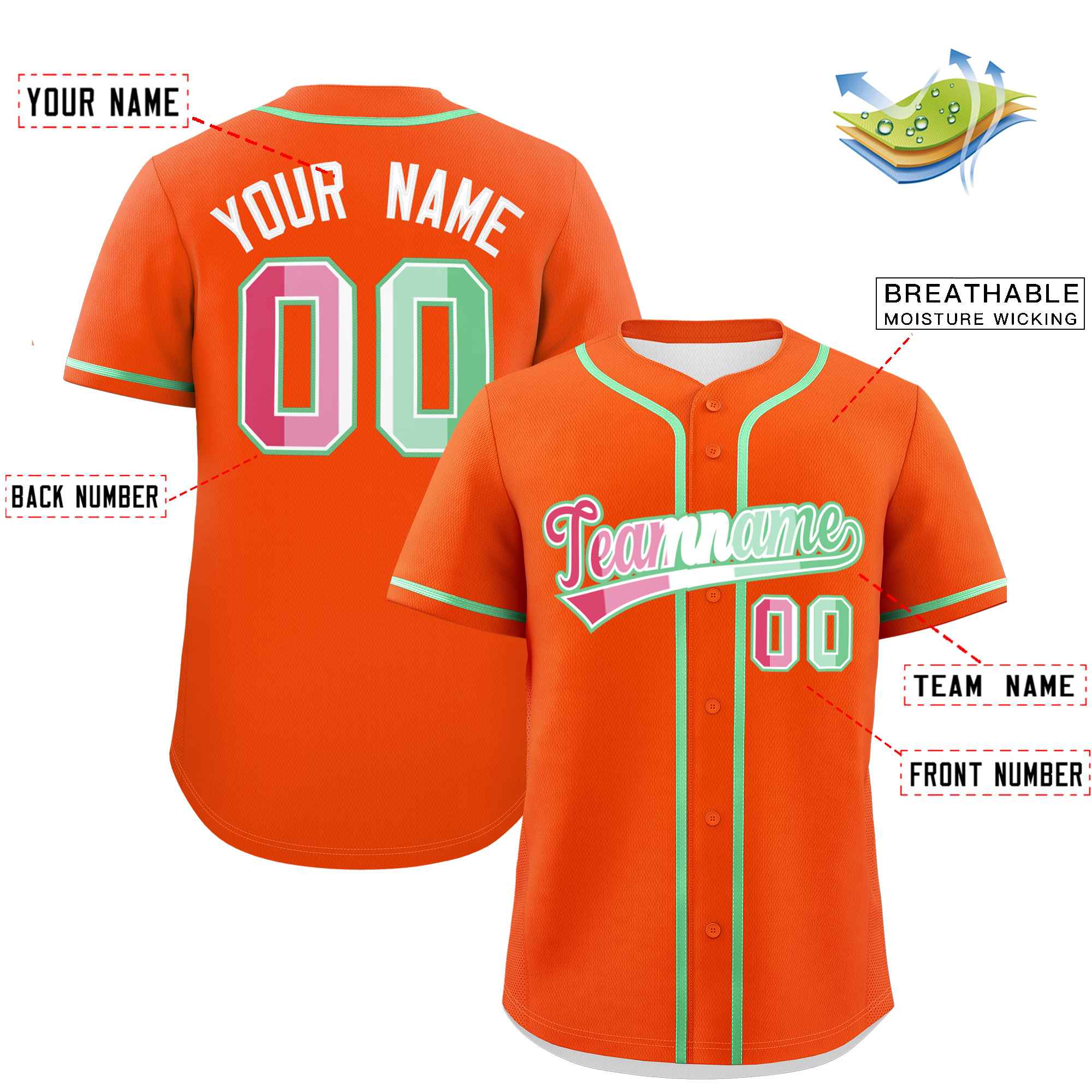 Benutzerdefiniertes Abrosexual For Pride Month Authentisches Baseball-Trikot im klassischen Stil