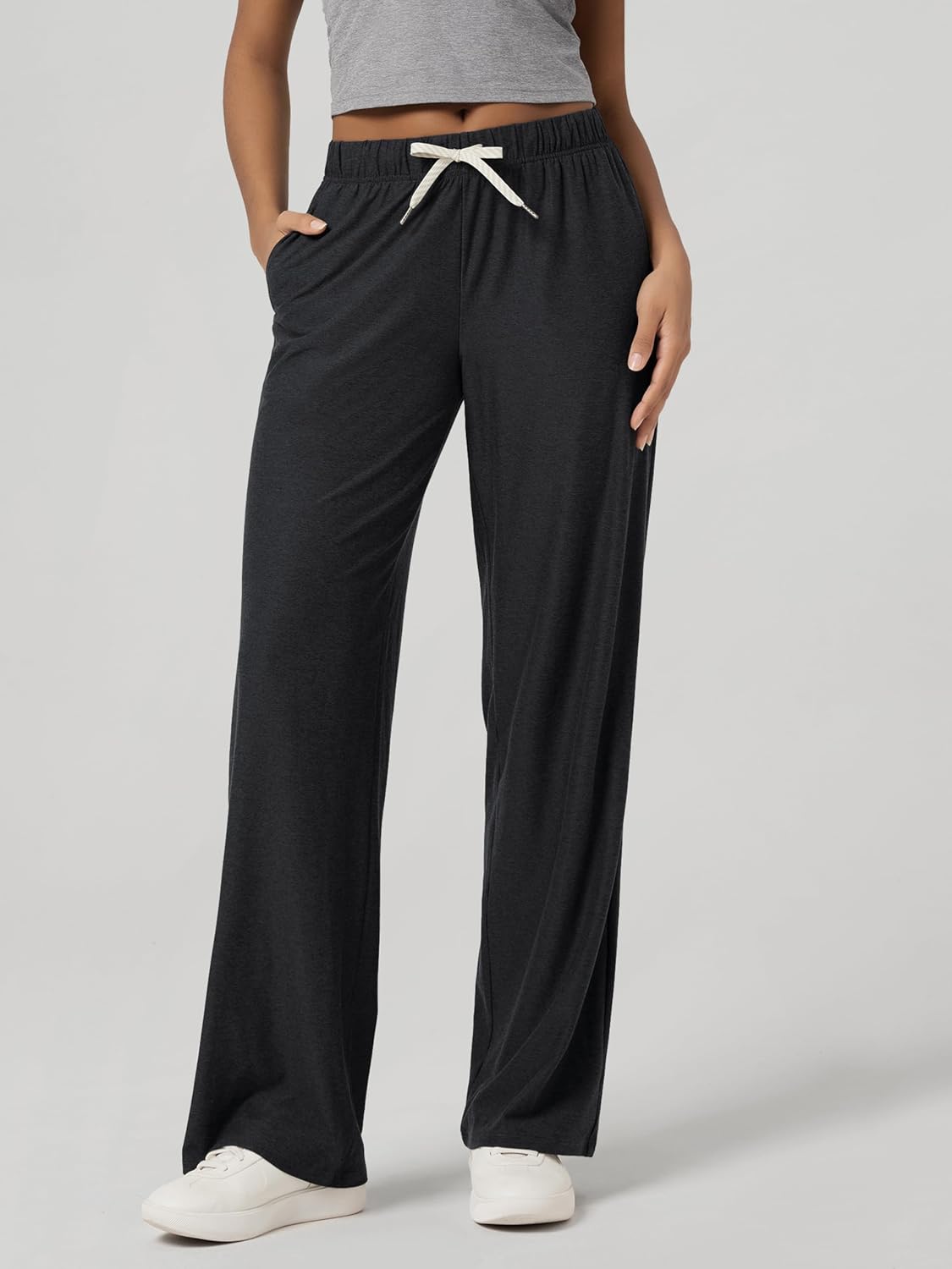 Women's Straight Leg Lounge Pants Drawstring with Pockets