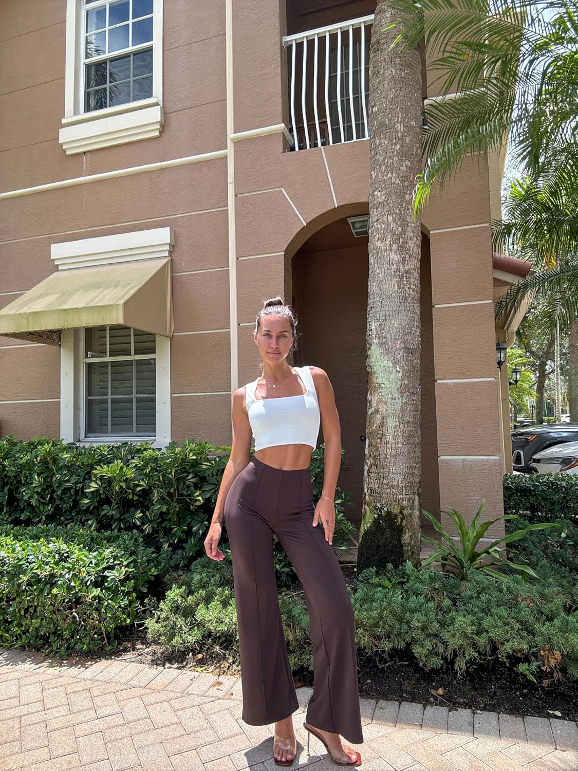 Women Wide Leg Pants High Waist Casual Fall Clothes Outfits