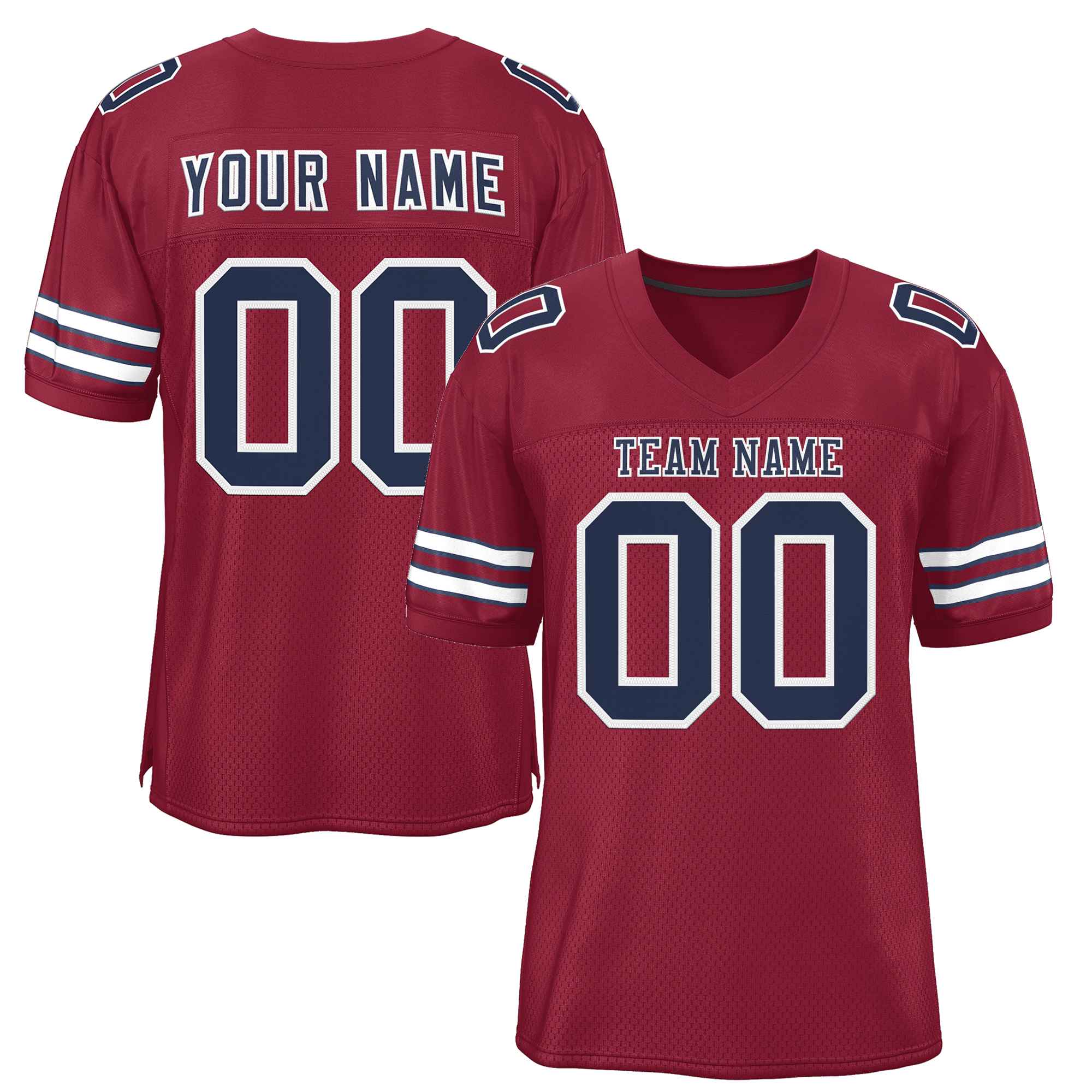 Maßgeschneidertes authentisches Fußballtrikot im klassischen Stil